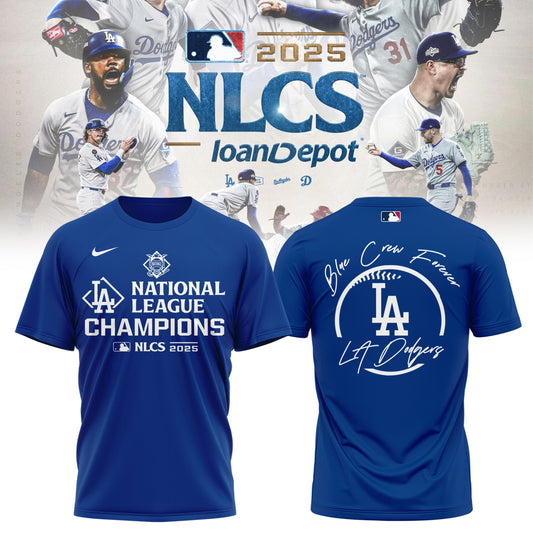 Los Angeles Dodgers x NL Champions 2025 ” Blue Crew Forever “