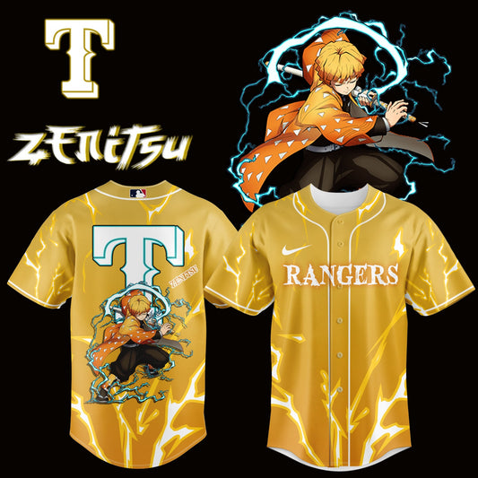 Texas Rangers _ Demon Slayer Jersey 2025