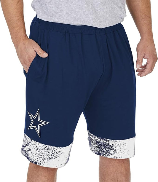 Zubaz NFL Men's Slider Short with Static Bottom Dallas Cowboys