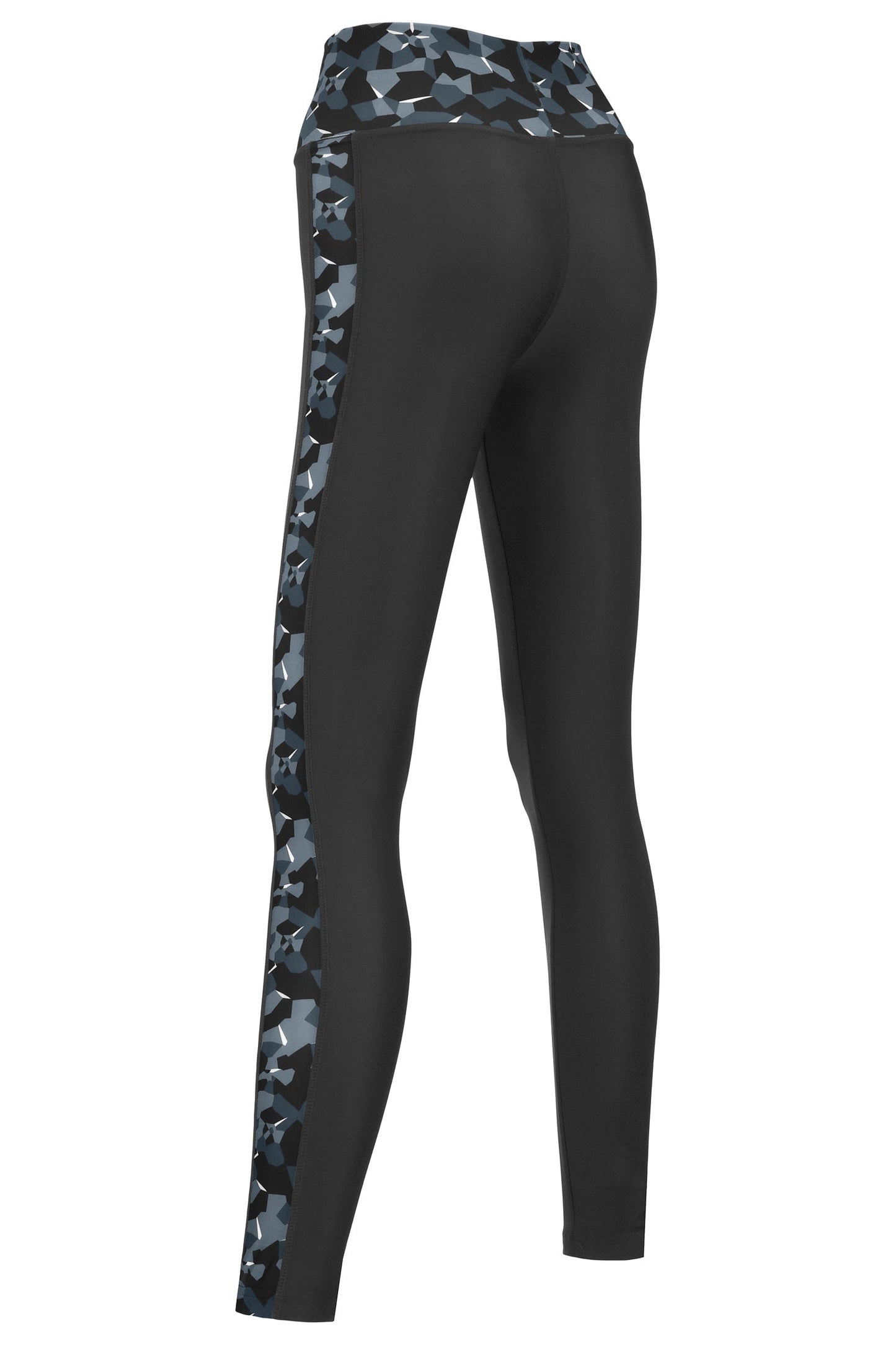 ZUBAZ NFL Women's Las Vegas Raiders Black Leggings, High-Waisted Athletic Fit, Diamond Pattern Detail