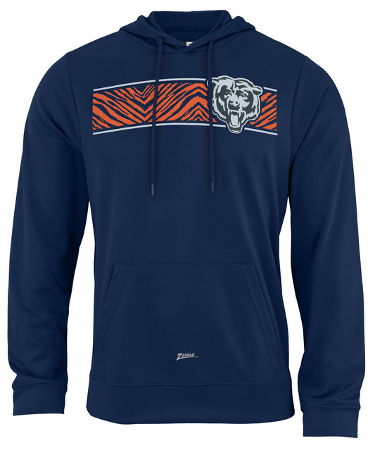 ZUBAZ NFL Men's Zebra Logo Graphic Hoodie Chicago Bears