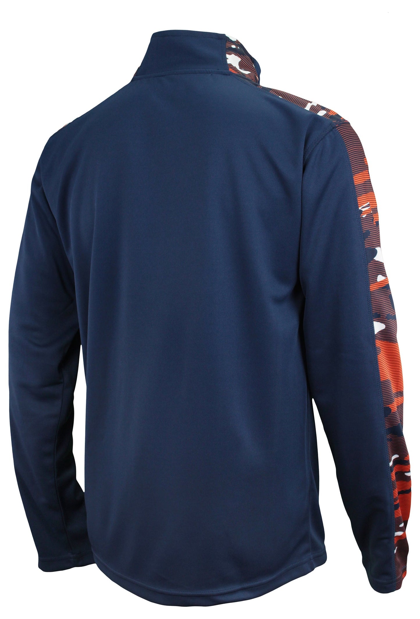 Zubaz NFL Men's Elevated 1/4 Zip Camo Sweatshirt, Denver Broncos