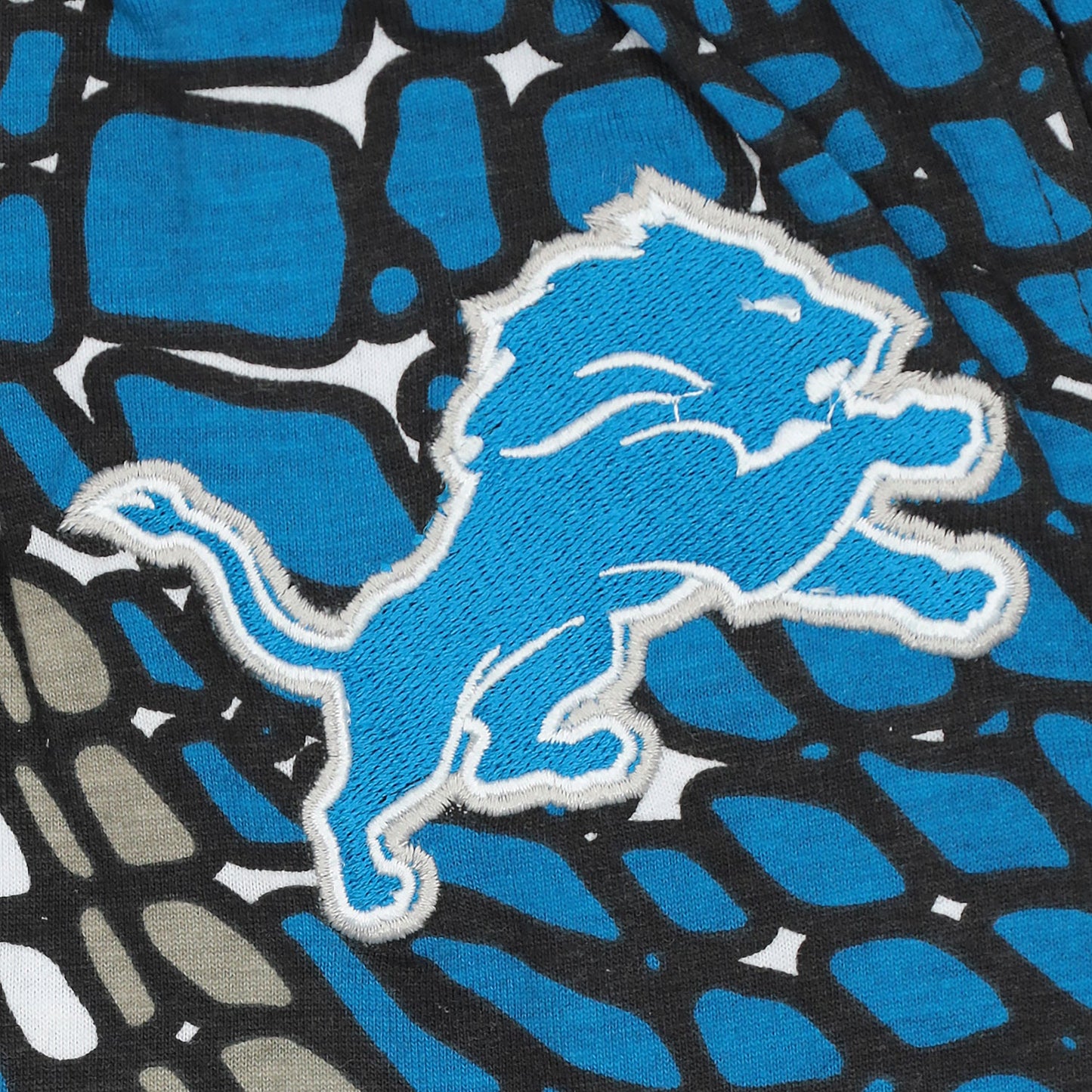 Zubaz NFL Adult Unisex Z88 Embroidered Gator 3 Color Pants, Detroit Lions