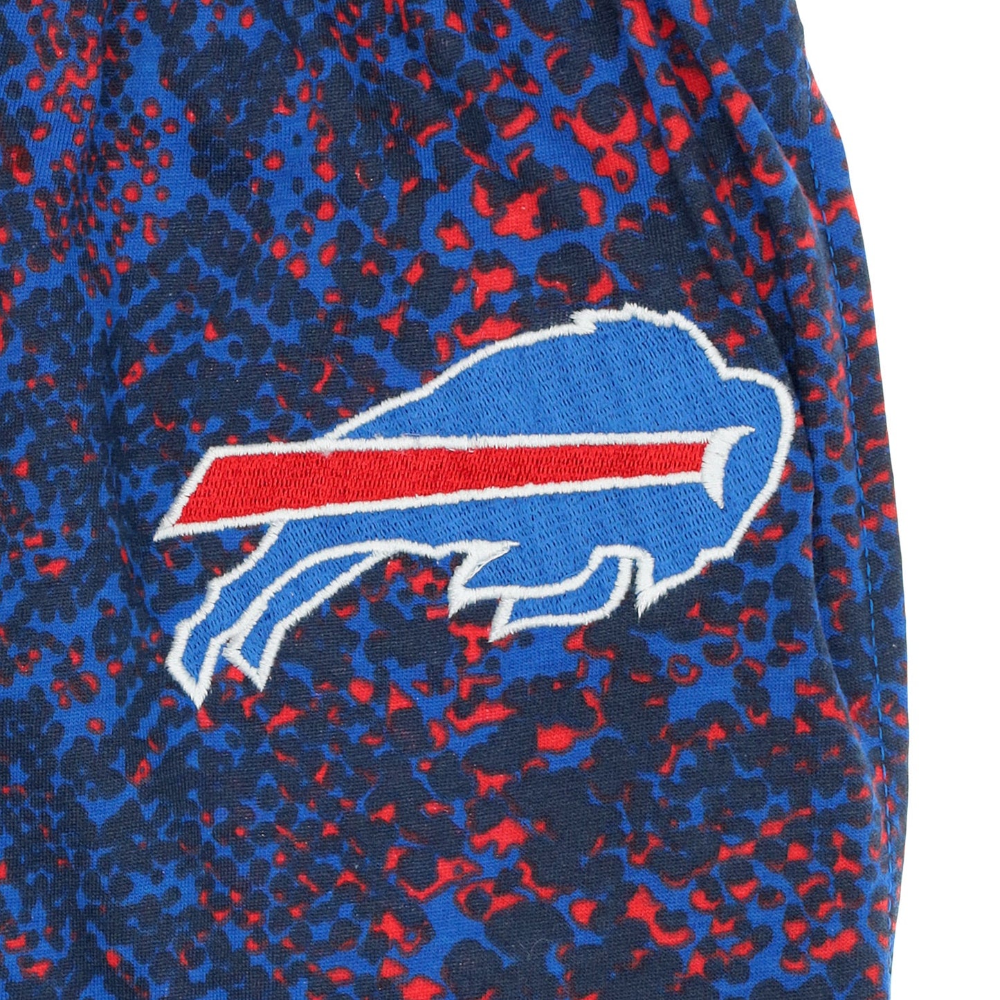 Zubaz NFL Adult Unisex Z88 Embroidered Post Pattern Pants, Buffalo Bills