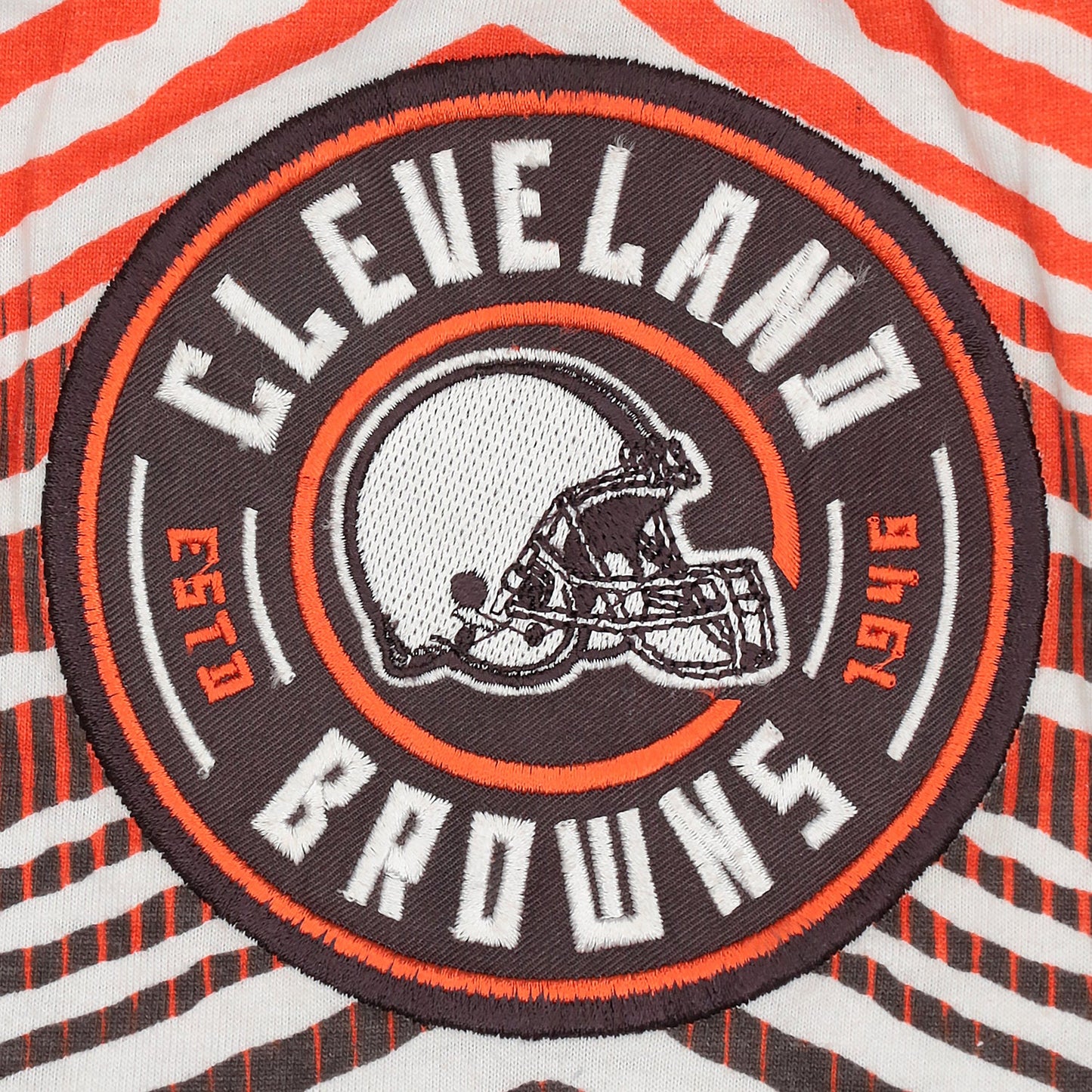 Zubaz NFL Adult Unisex Z88 Embroidered Zebra Ombre TMC Pants, Cleveland Browns