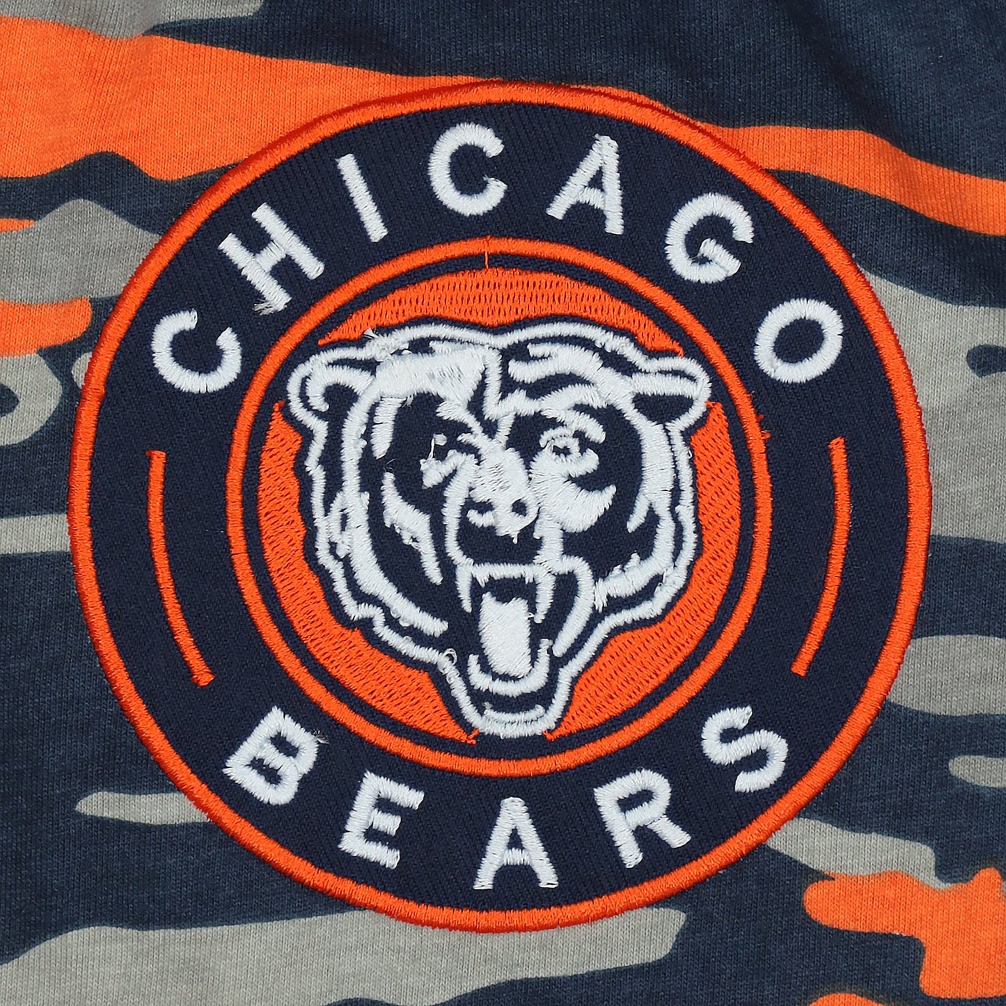 Zubaz NFL Adult Unisex Z88 Embroidered Alt Camo Pants, Chicago Bears