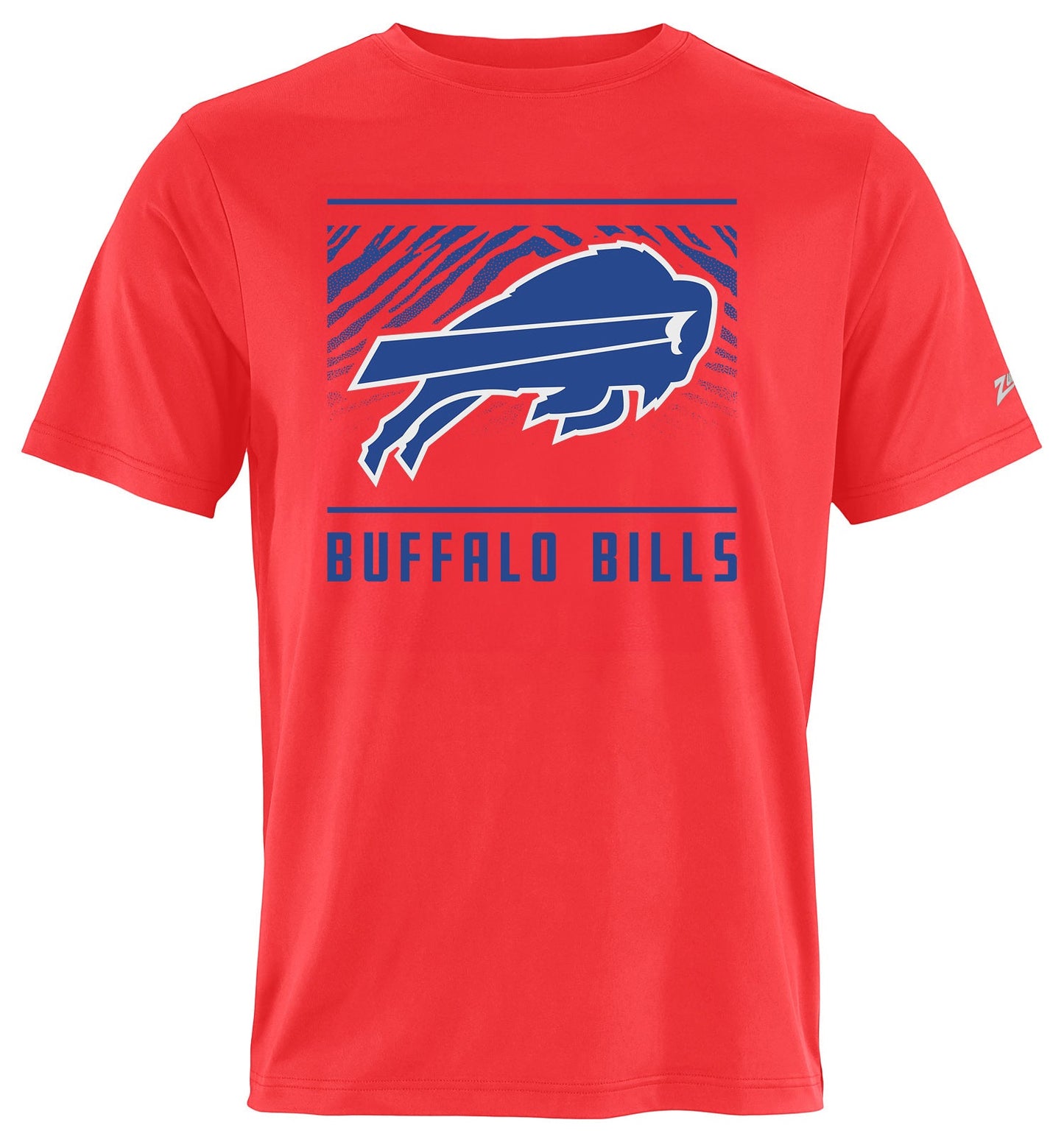 Zubaz NFL Men's Tunnel Alternate Color Short Sleeve T-Shirt, Buffalo Bills