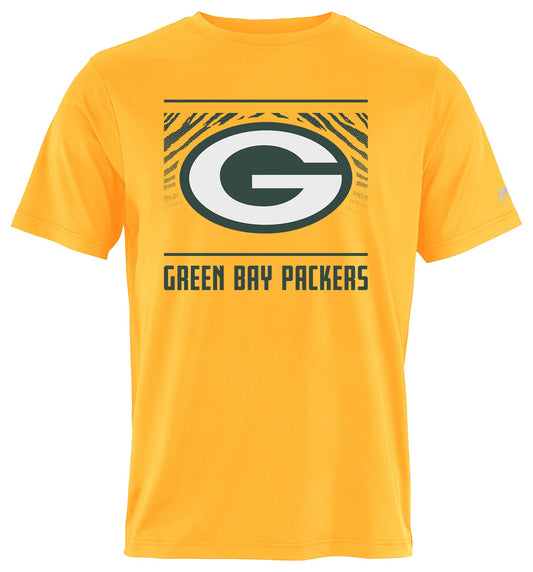 Zubaz NFL Men's Tunnel Alternate Color Short Sleeve T-Shirt, Green Bay Packers