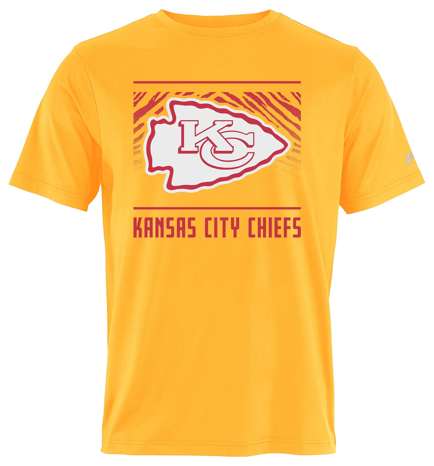 Zubaz NFL Men's Tunnel Alternate Color Short Sleeve T-Shirt, Kansas City Chiefs