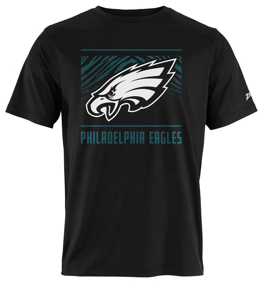 Zubaz NFL Men's Tunnel Alternate Color Short Sleeve T-Shirt, Philadelphia Eagles