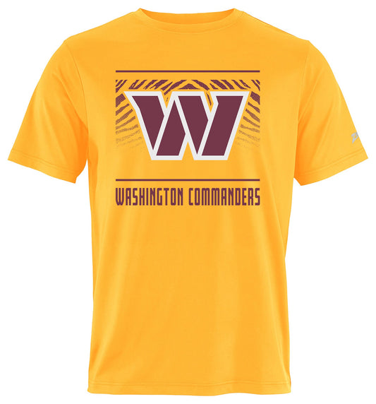 Zubaz NFL Men's Tunnel Alternate Color Short Sleeve T-Shirt, Washington Commanders