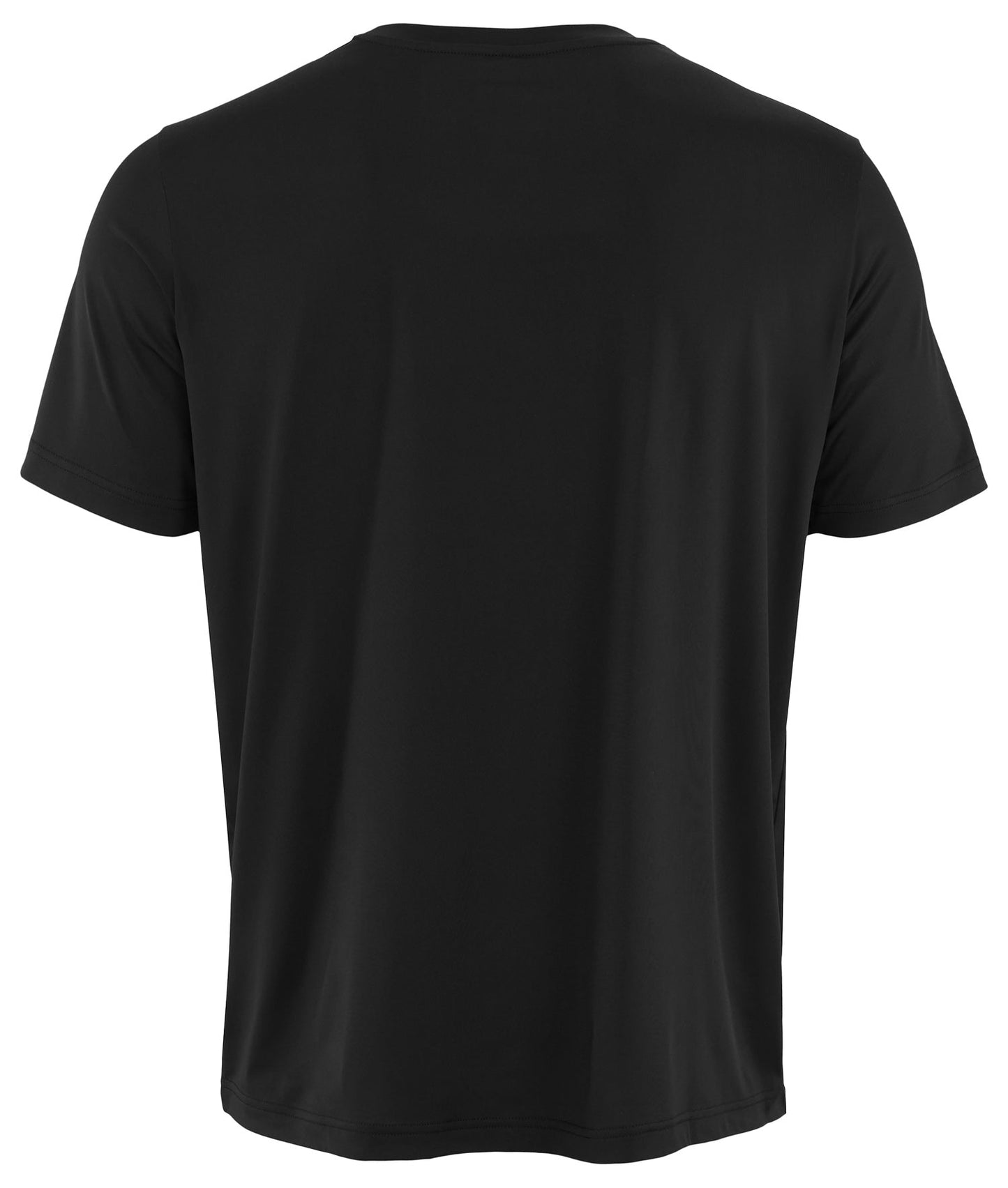 Zubaz NFL Men's Helmet Outline Black Short Sleeve T-Shirt, Denver Broncos