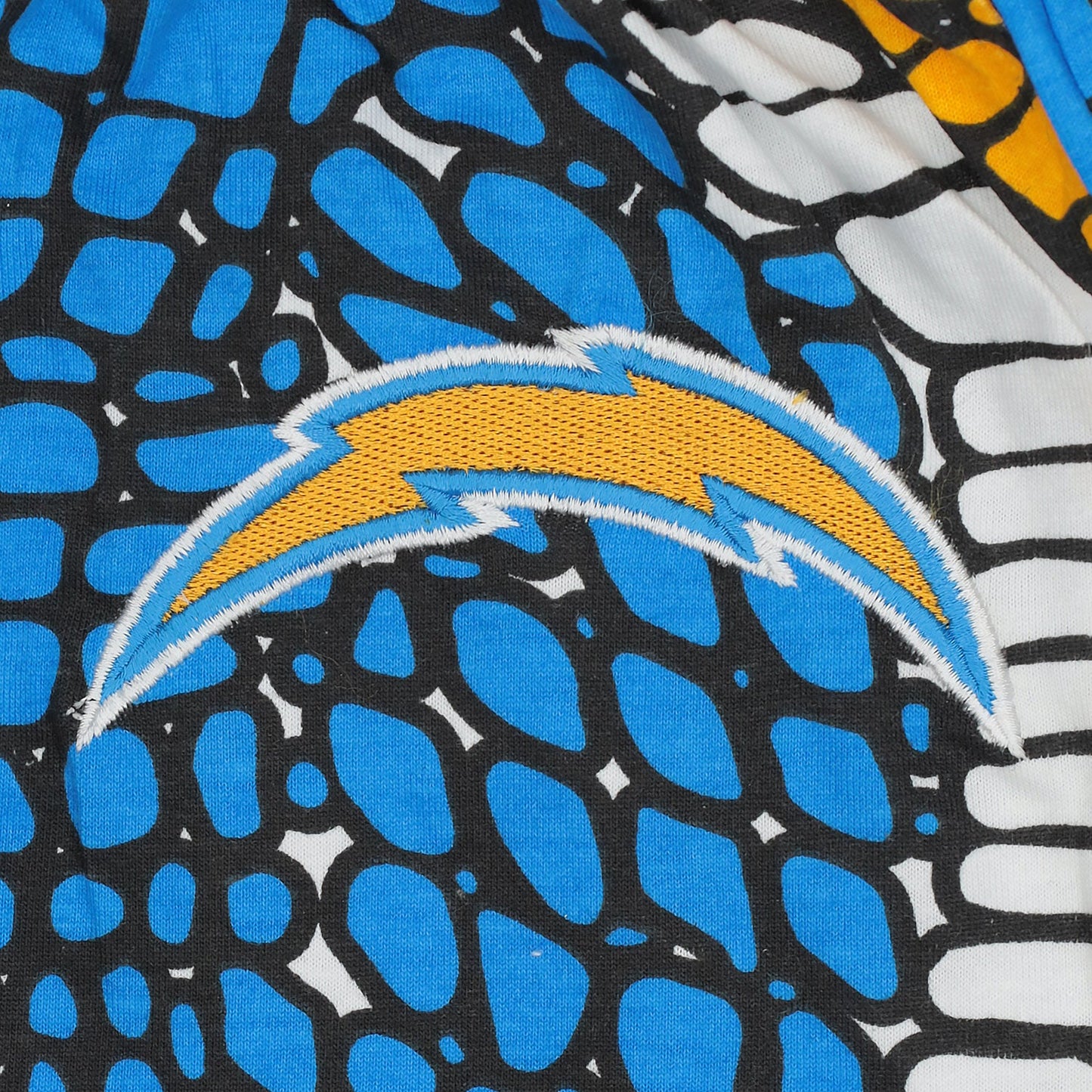 Zubaz NFL Adult Unisex Z88 Embroidered Gator 3 Color Pants, Los Angeles Chargers