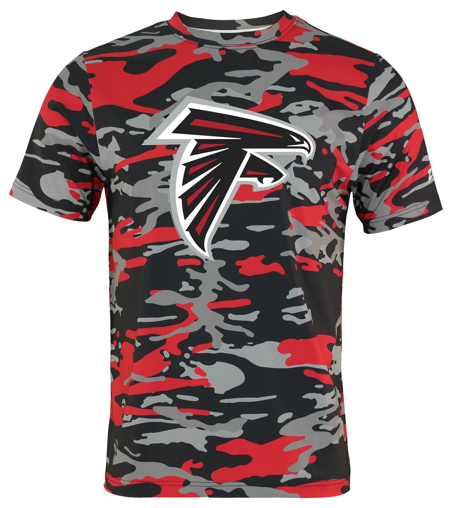 Zubaz NFL Men's Camo Alternate Color Short Sleeve T-Shirt, Atlanta Falcons