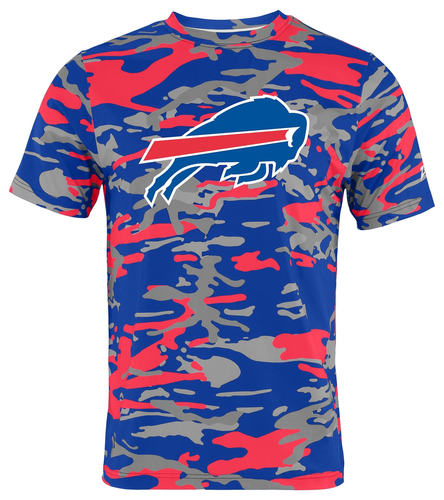 Zubaz NFL Men's Camo Alternate Color Short Sleeve T-Shirt, Buffalo Bills