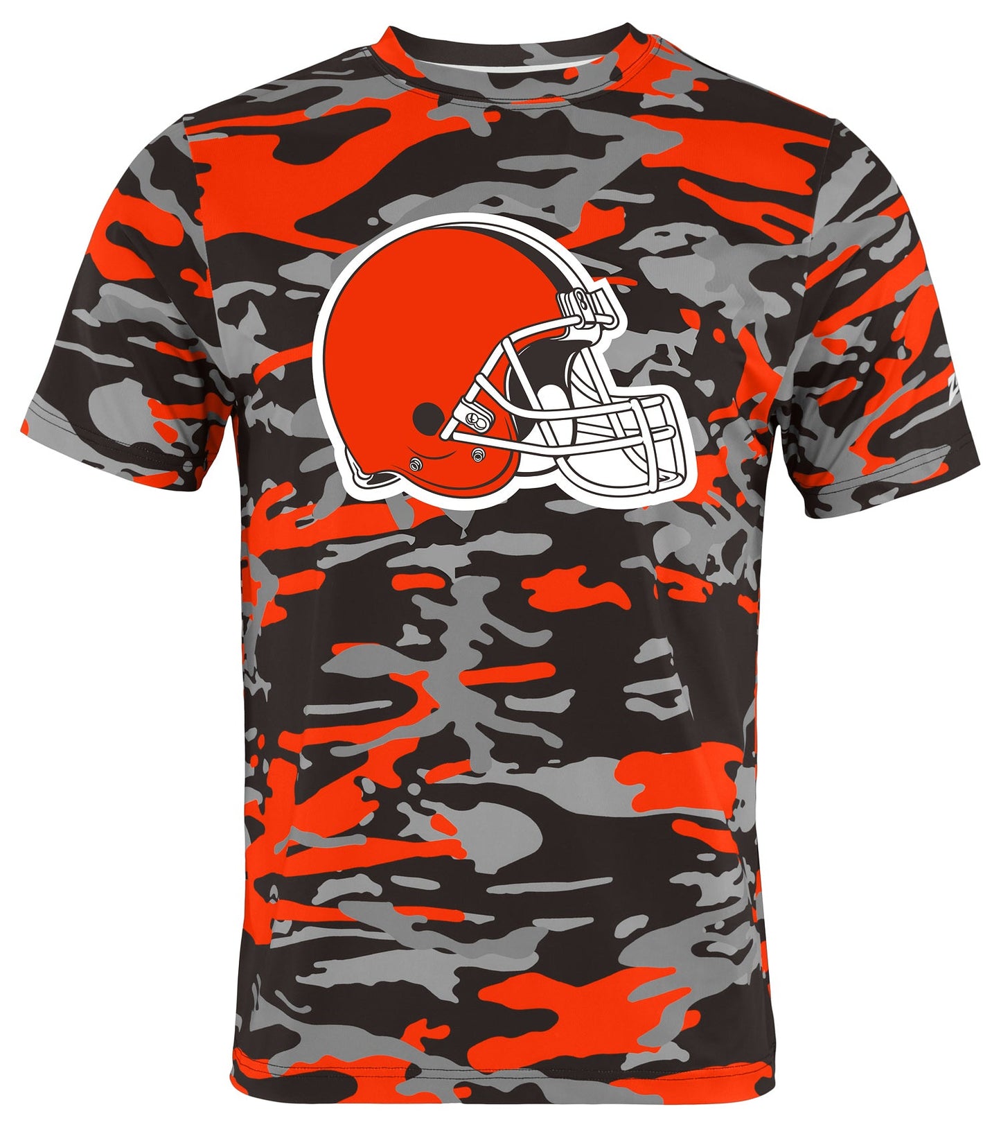 Zubaz NFL Men's Camo Alternate Color Short Sleeve T-Shirt, Cleveland Browns