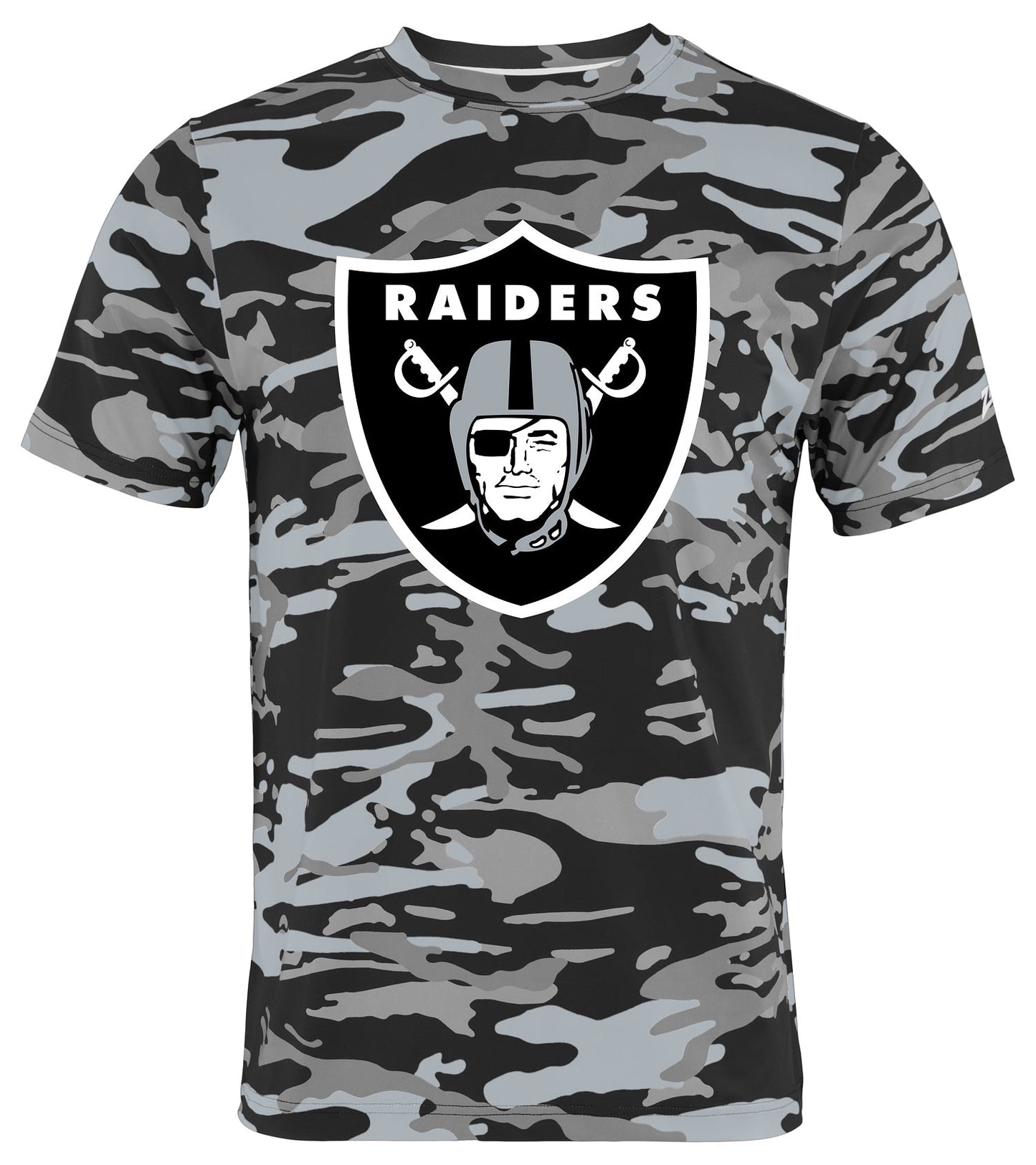 Zubaz NFL Men's Camo Alternate Color Short Sleeve T-Shirt, Las Vegas Raiders