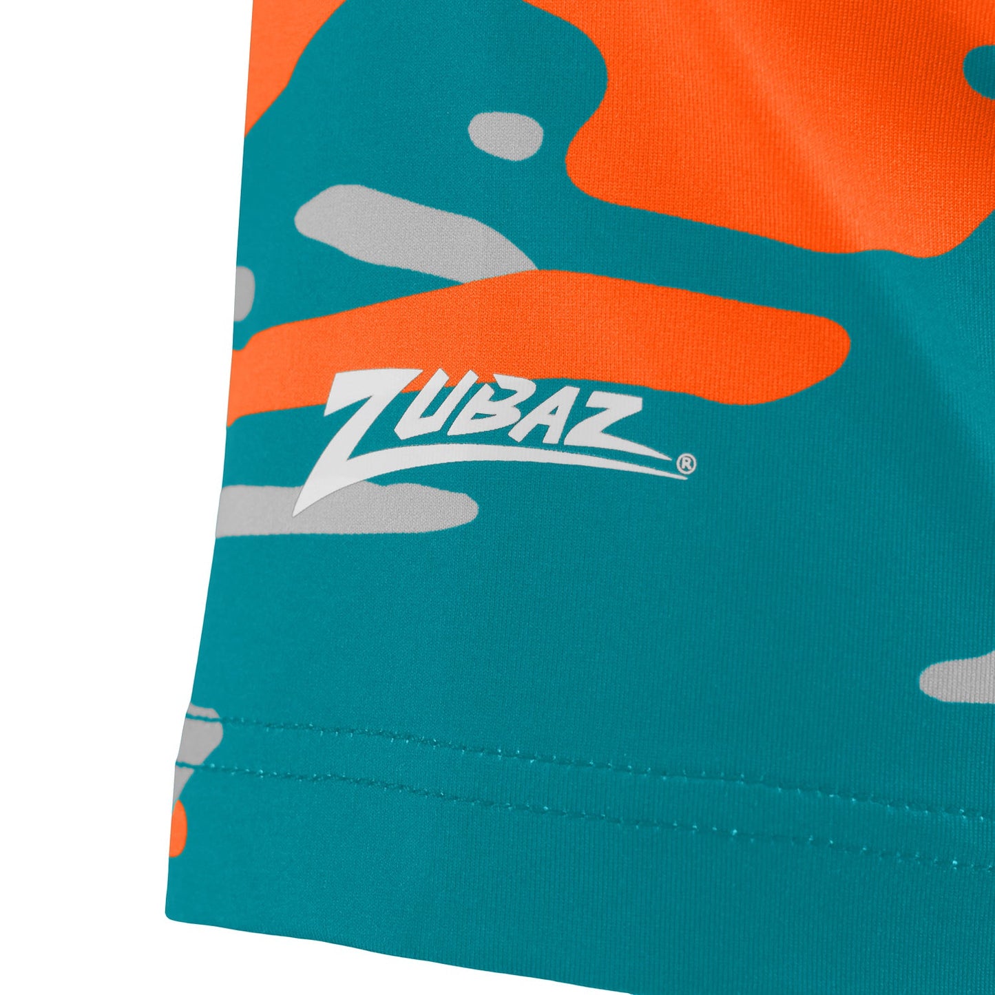 Zubaz NFL Men's Camo Alternate Color Short Sleeve T-Shirt, Miami Dolphins