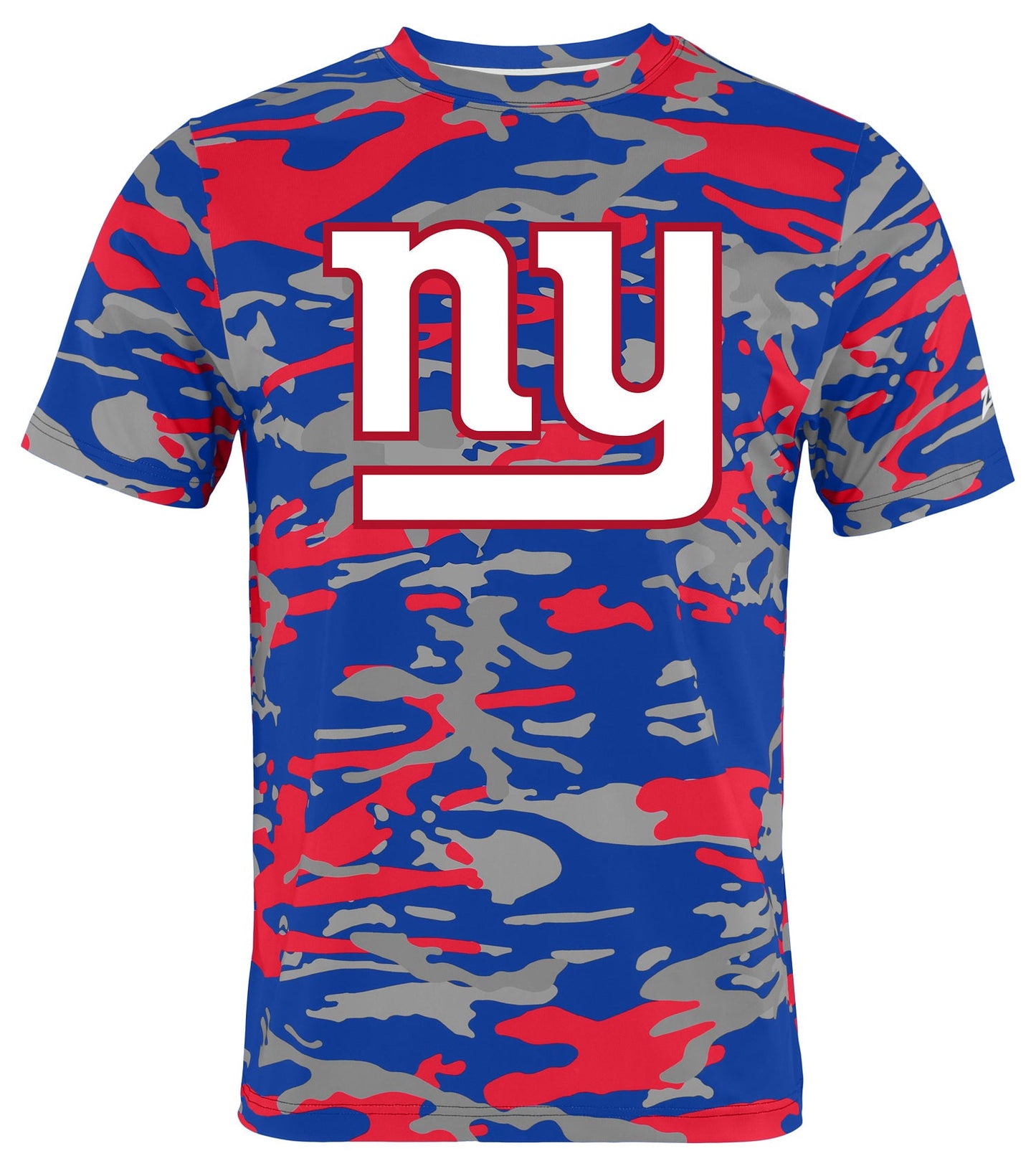 Zubaz NFL Men's Camo Alternate Color Short Sleeve T-Shirt, New York Giants