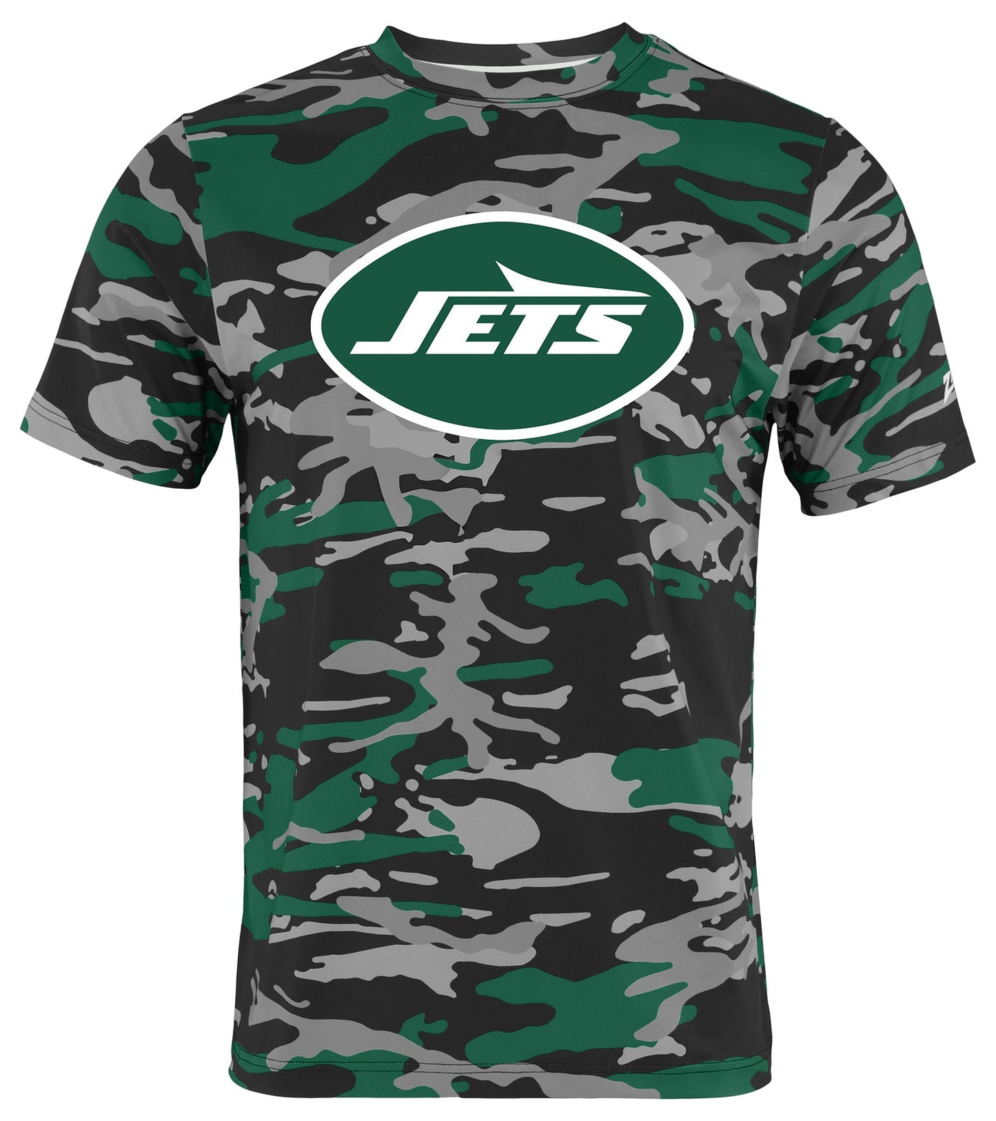 Zubaz NFL Men's Camo Alternate Color Short Sleeve T-Shirt, New York Jets
