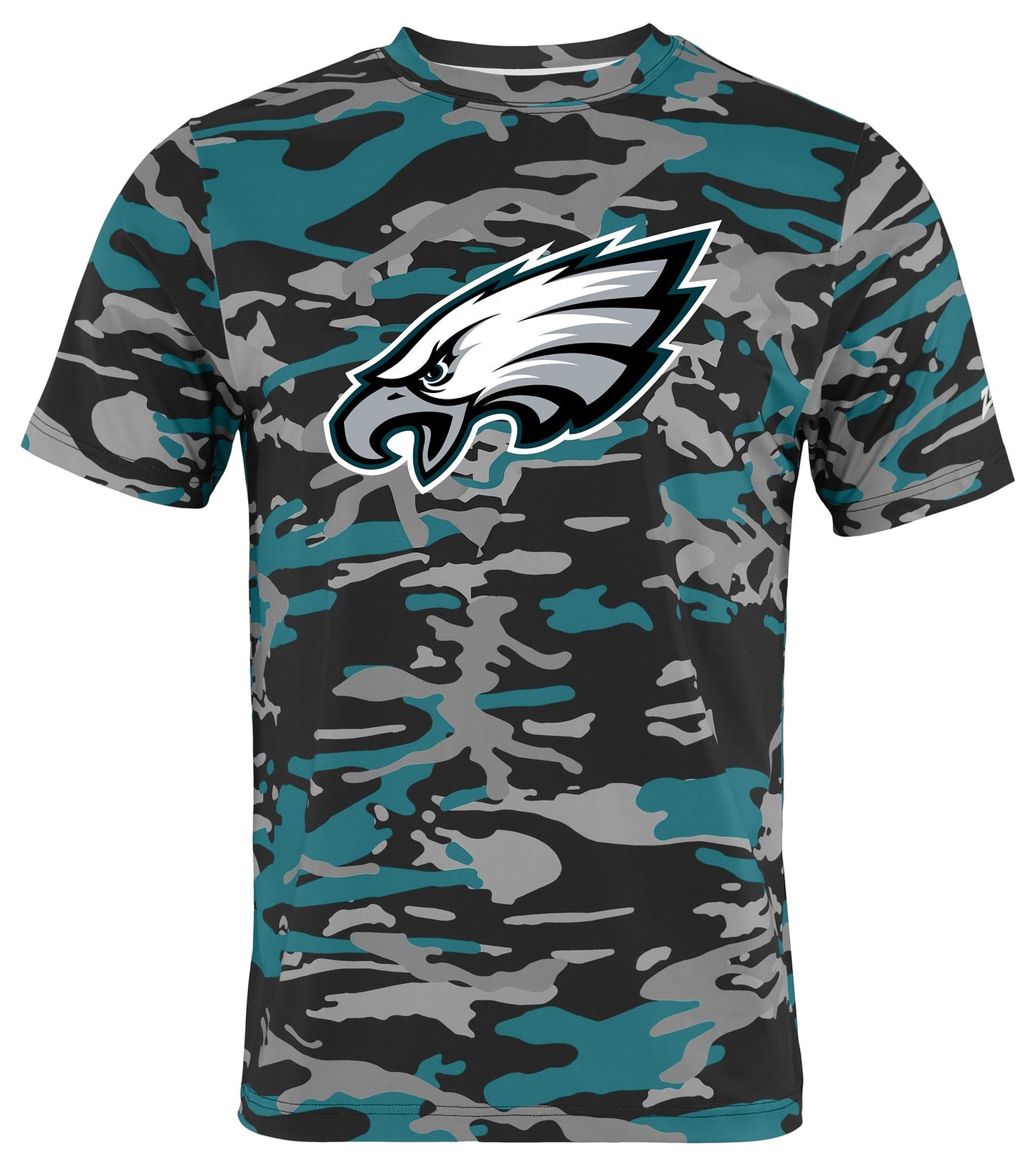 Zubaz NFL Men's Camo Alternate Color Short Sleeve T-Shirt, Philadelphia Eagles