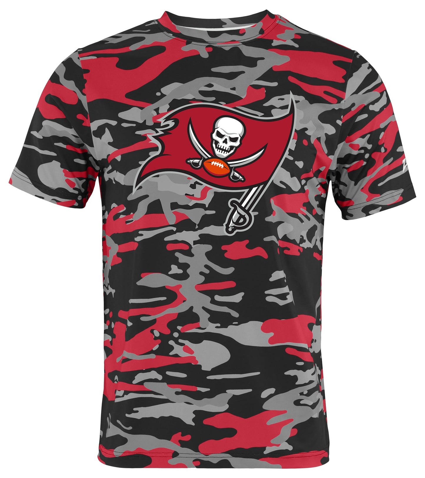 Zubaz NFL Men's Camo Alternate Color Short Sleeve T-Shirt, Tampa Bay Buccaneers