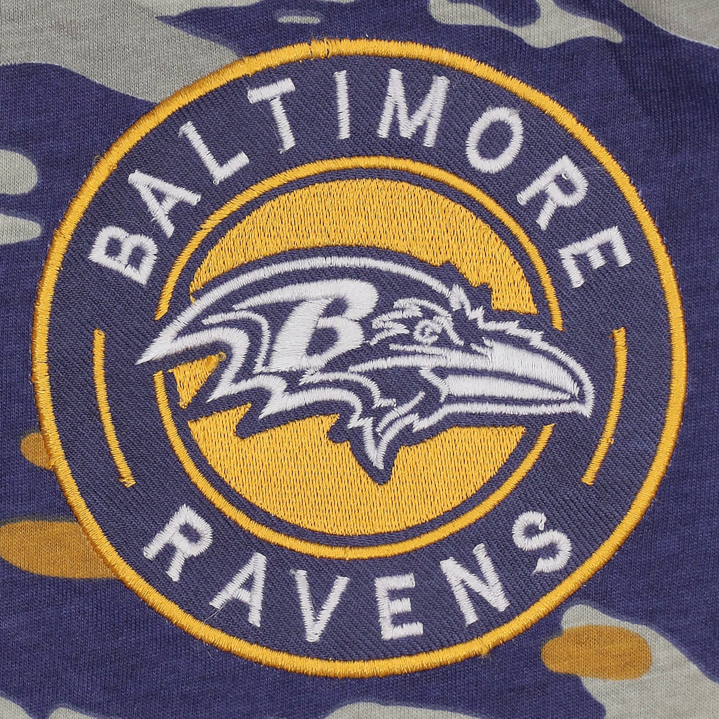 Zubaz NFL Adult Unisex Z88 Embroidered Alt Camo Pants, Baltimore Ravens