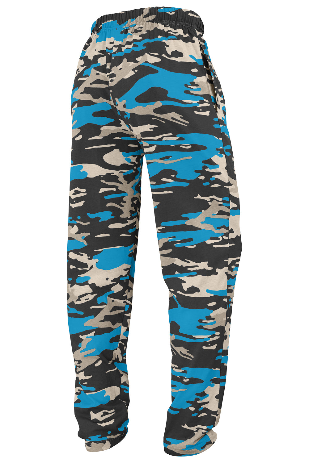 Zubaz NFL Adult Unisex Z88 Embroidered Alt Camo Pants, Detroit Lions