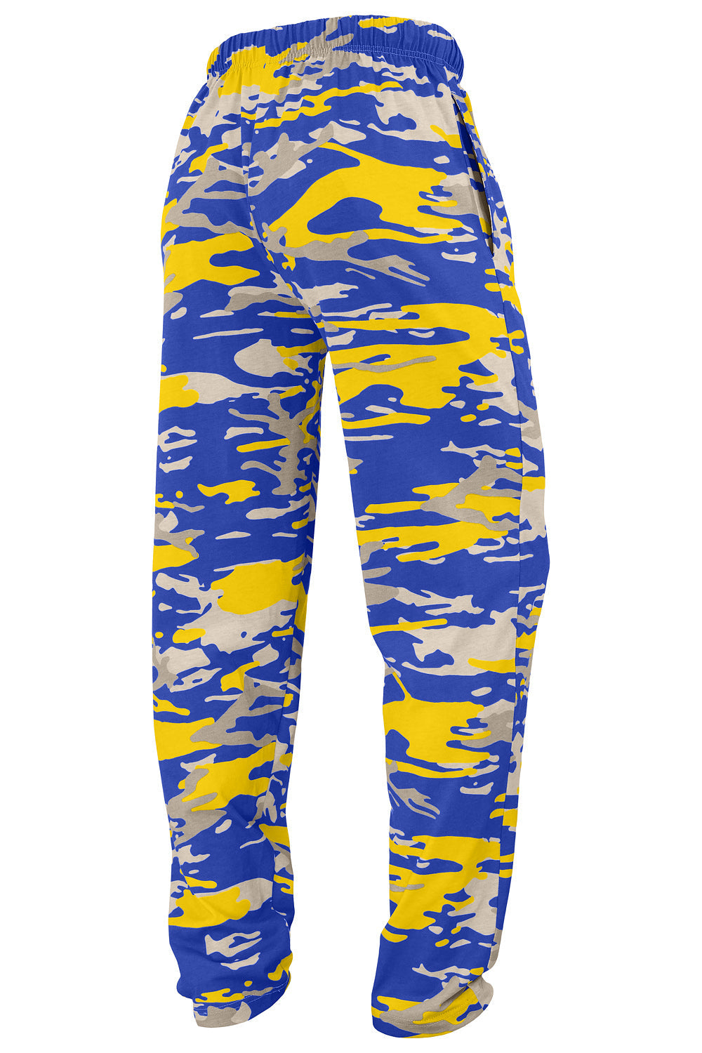 Zubaz NFL Adult Unisex Z88 Embroidered Alt Camo Pants, Los Angeles Rams