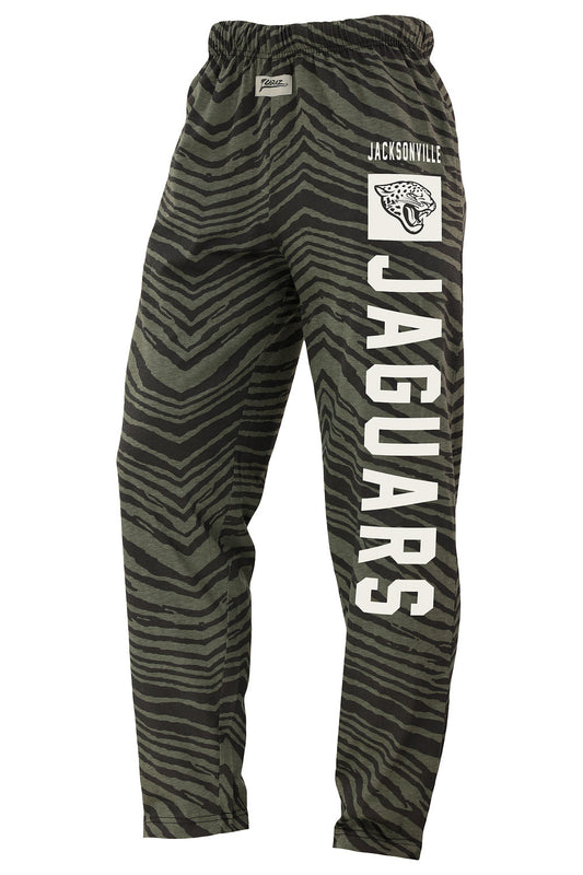Zubaz NFL Adult Unisex Z88 Black Tonal Pants, Jacksonville Jaguars