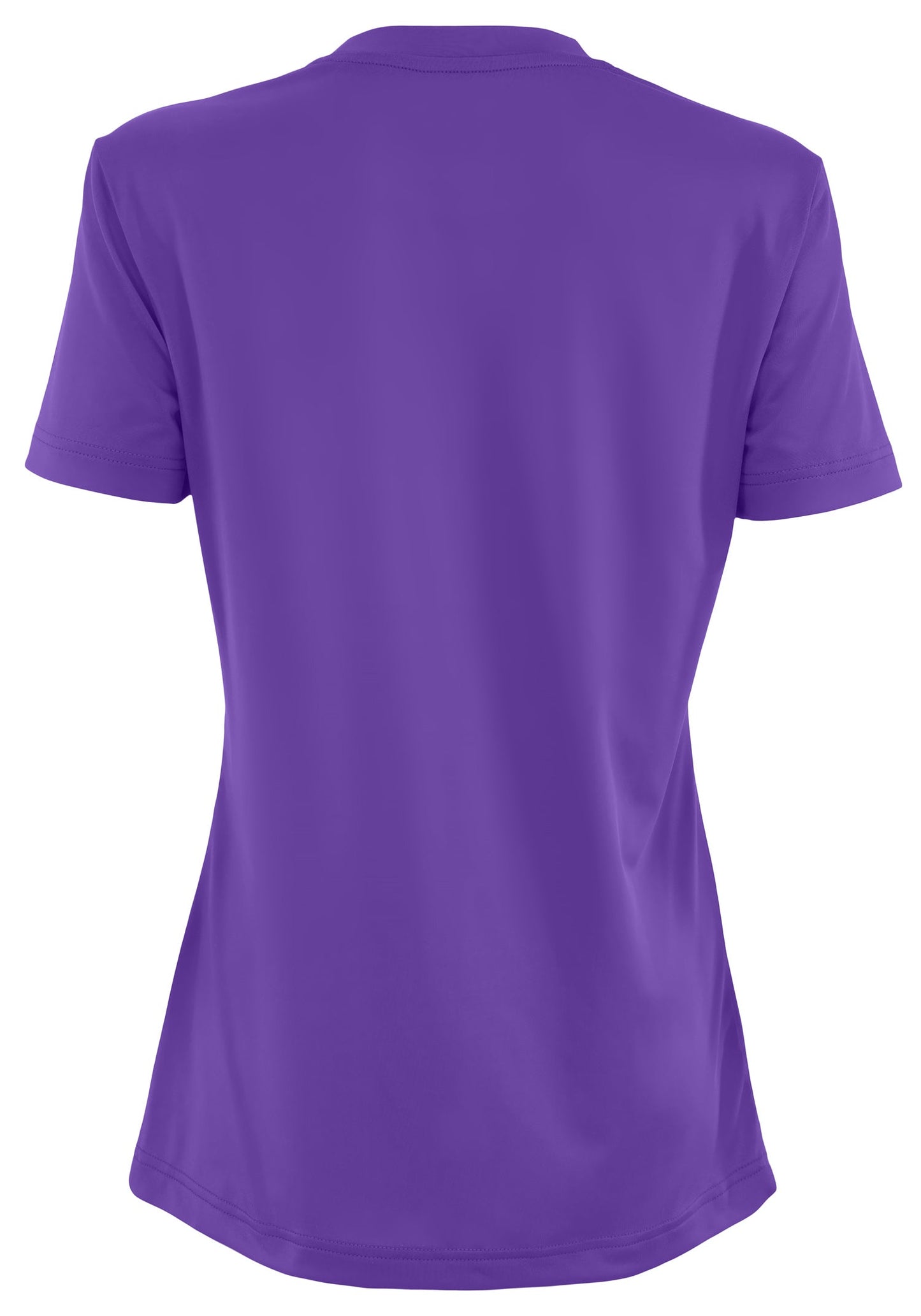 Zubaz NFL Women's Kicker Team Color Short Sleeve T-Shirt, Minnesota Vikings