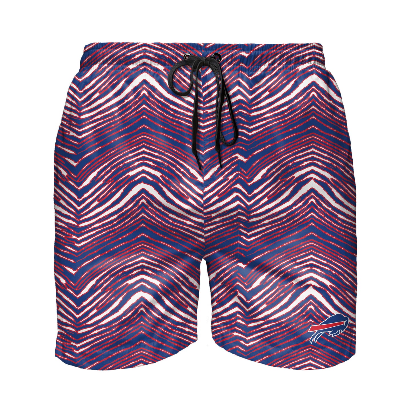 Zubaz NFL Men's Buffalo Bills Exclusive 5.5 Inch Swim Trunk