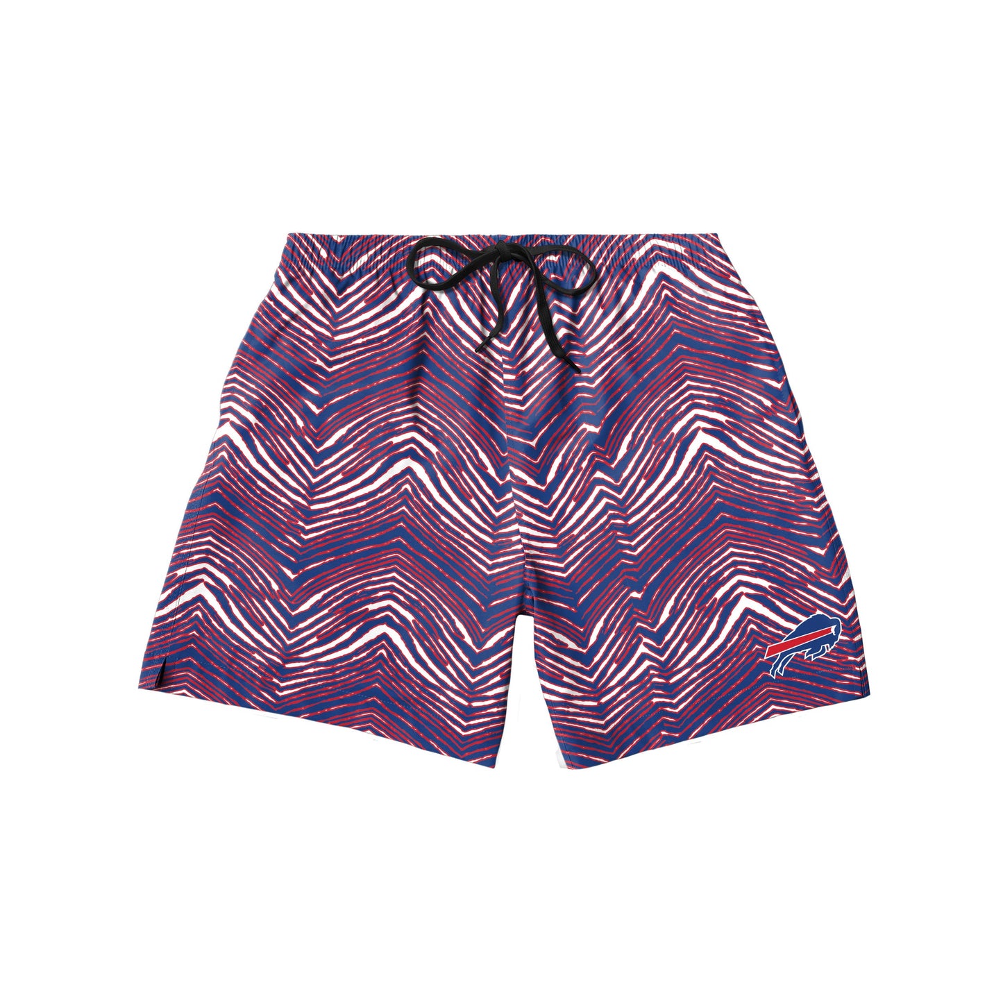 Zubaz NFL Men's Buffalo Bills Exclusive 5.5 Inch Swim Trunk