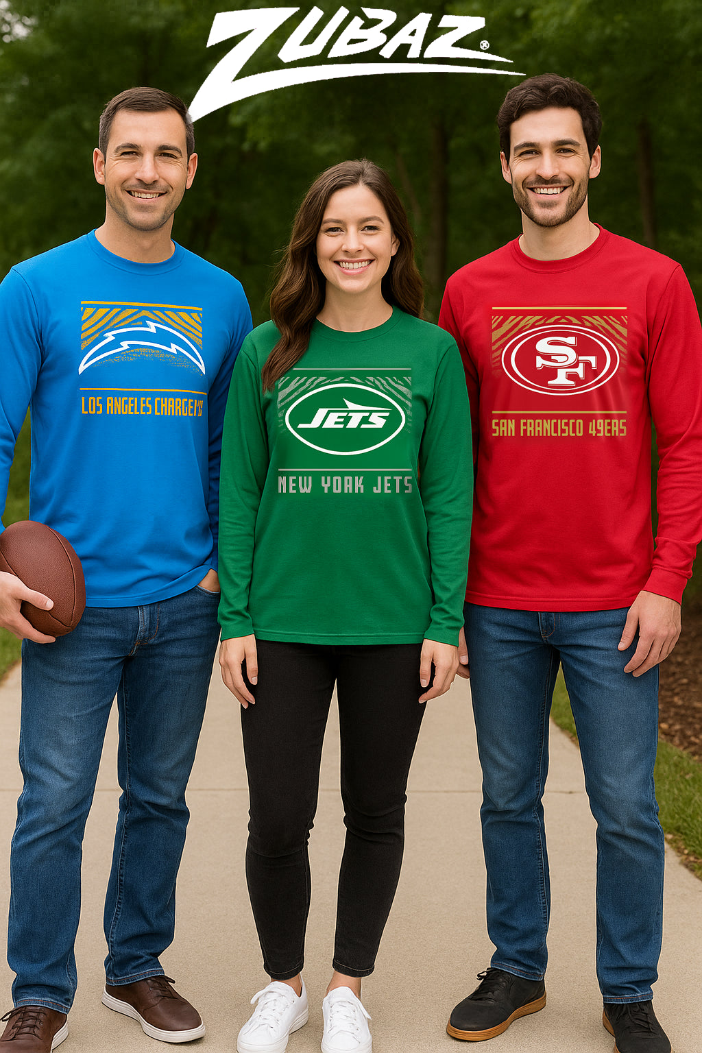 Zubaz NFL Men's Team Color Tunnel Long Sleeve T-Shirt, Philadelphia Eagles