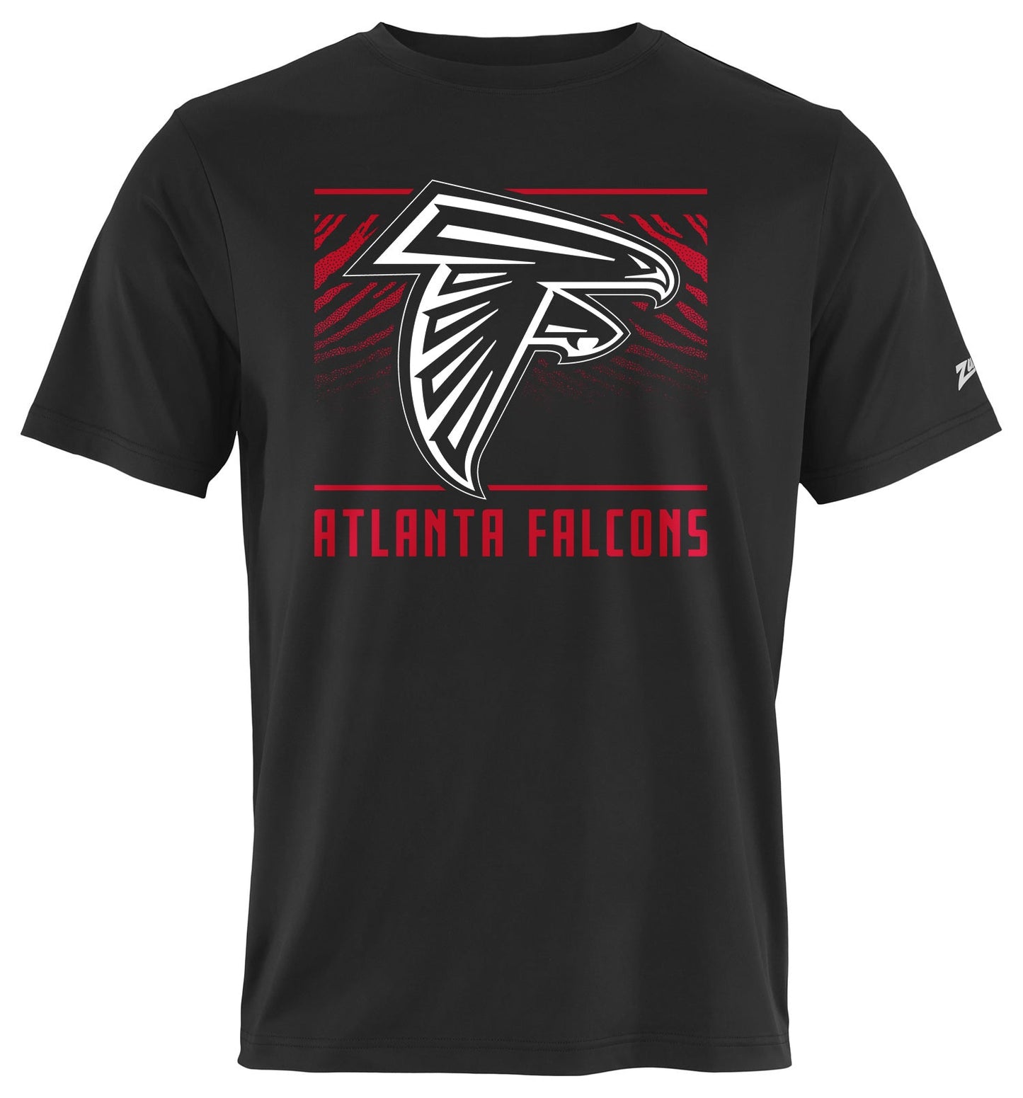 Zubaz NFL Men's Tunnel Primary Short Sleeve T-Shirt, Atlanta Falcons