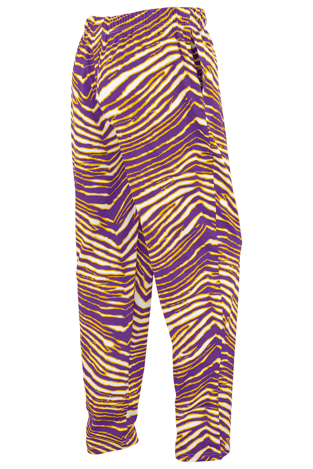 Zubaz NFL  UNISEX Z88 3 Color Zebra - Direct Embroidered Logo Pants, MINNESOTA VIKINGS