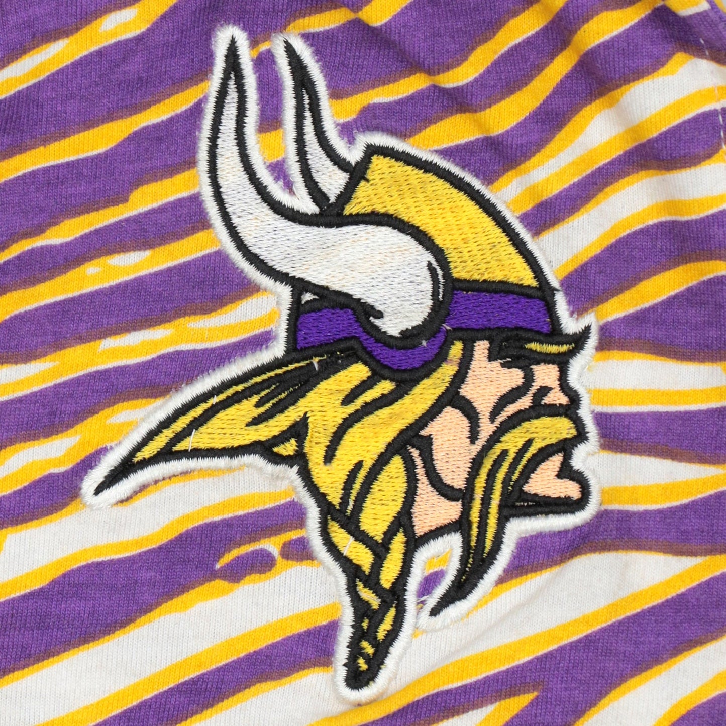 Zubaz NFL  UNISEX Z88 3 Color Zebra - Direct Embroidered Logo Pants, MINNESOTA VIKINGS