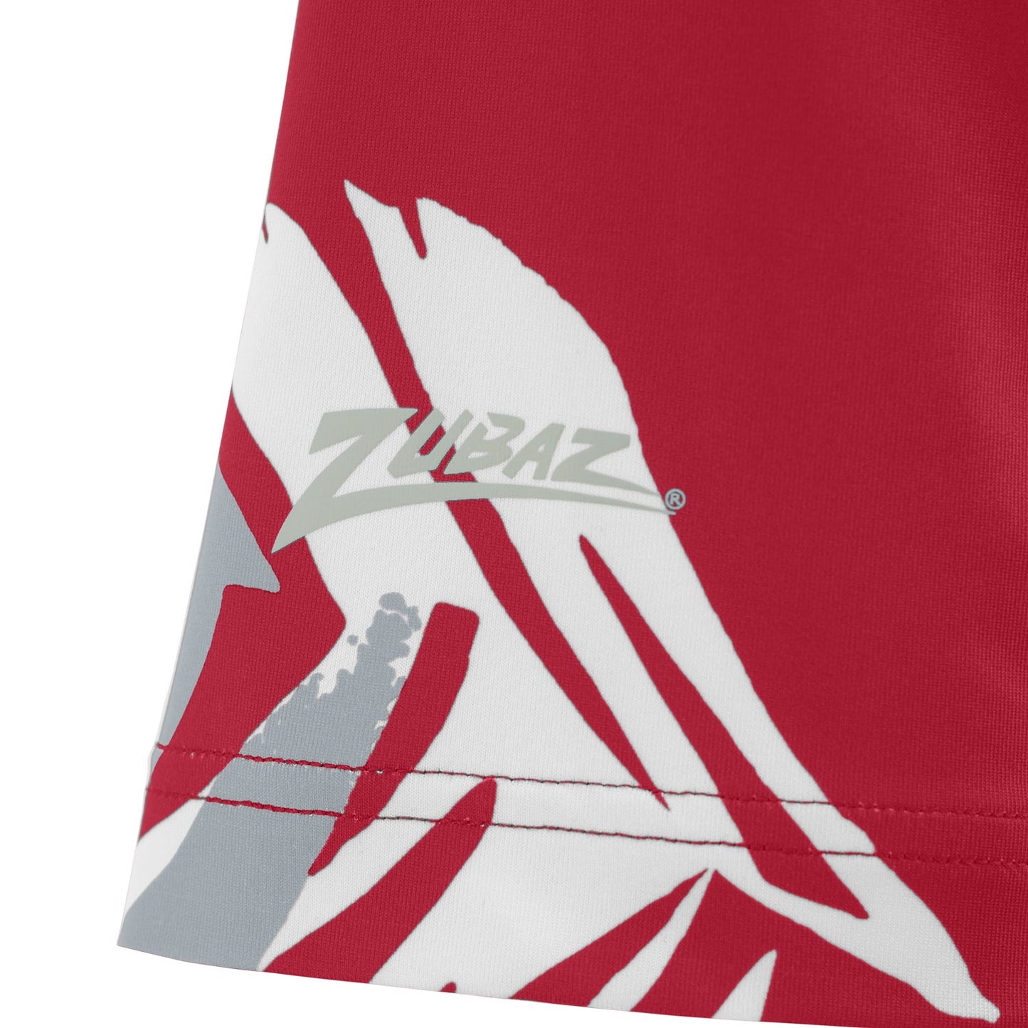 Zubaz NFL Womens Leaf Team Color Script Short Sleeve T-Shirt, Arizona Cardinals
