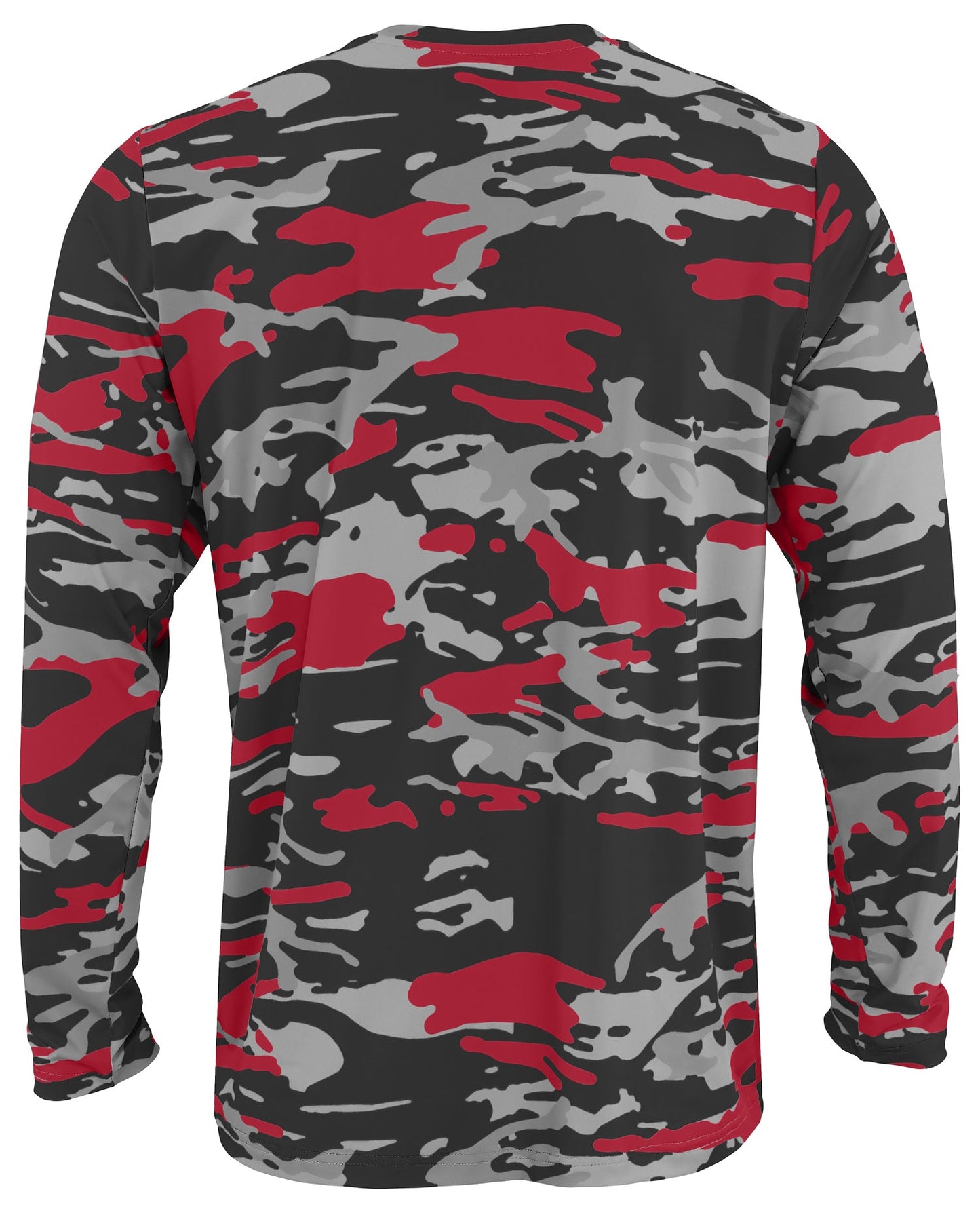 Zubaz NFL Men's Camo Alternate Color with White Circle Logo Long Sleeve T-Shirt, Arizona Cardinals