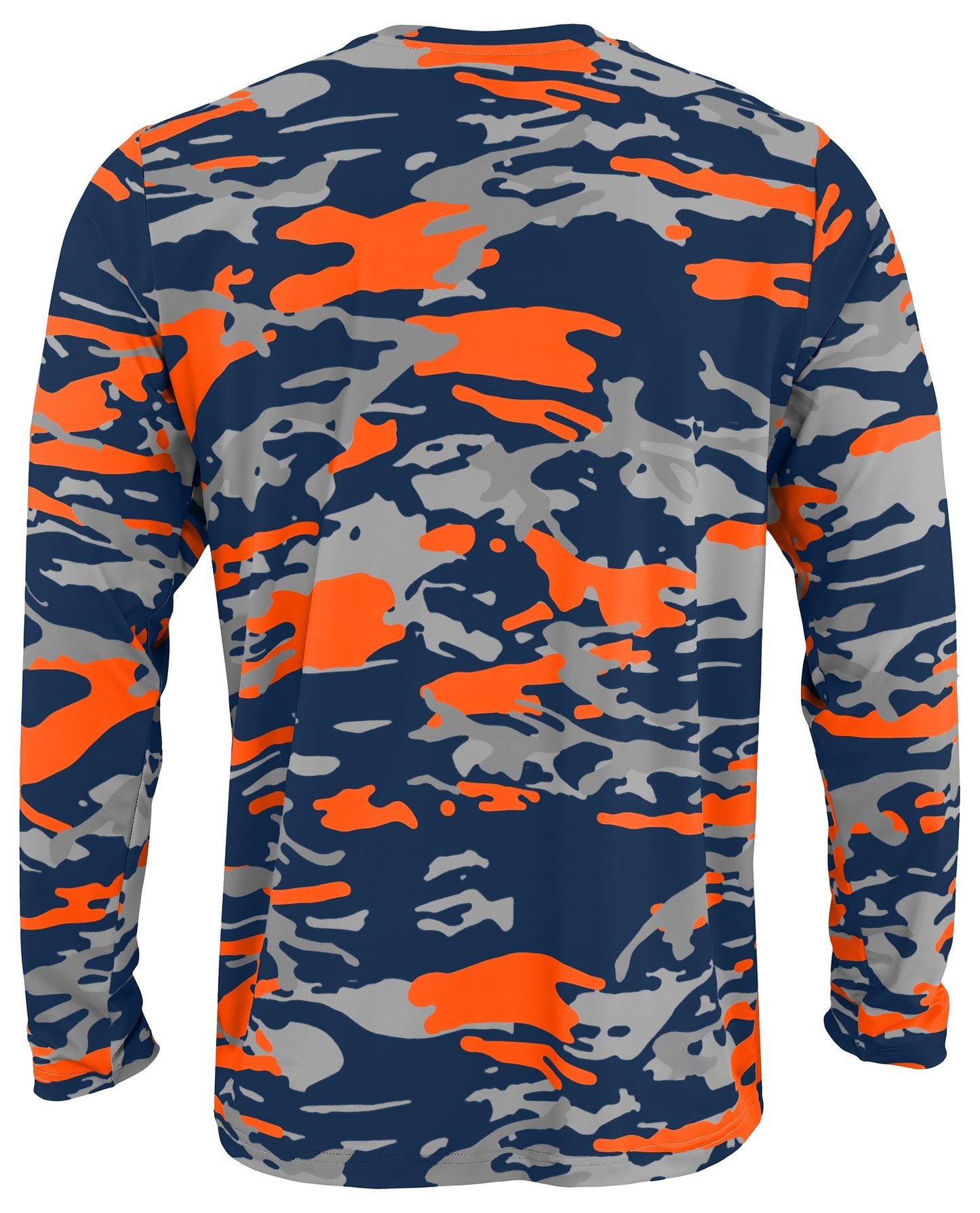 Zubaz NFL Men's Camo Alternate Color with White Circle Logo Long Sleeve T-Shirt, Chicago Bears
