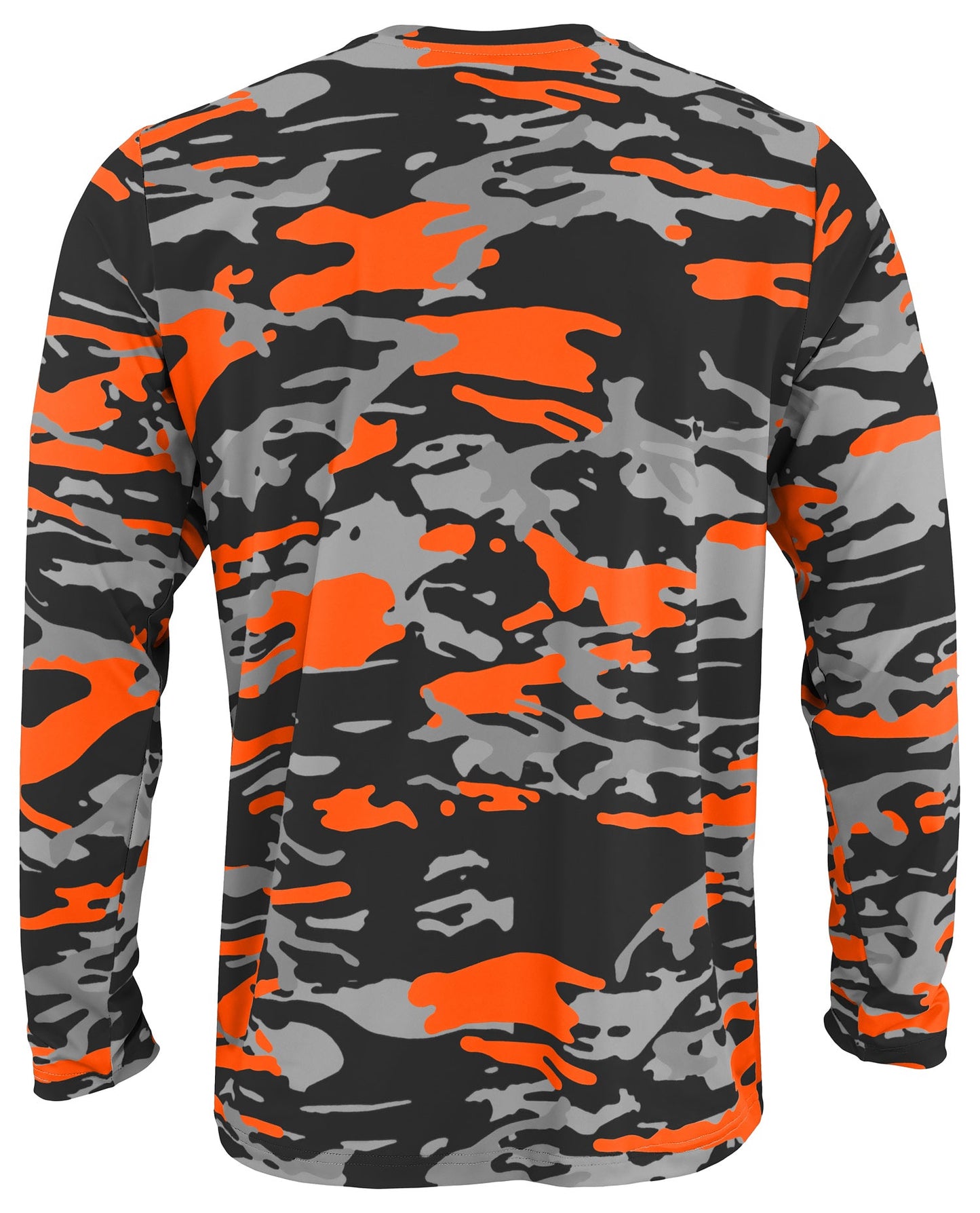 Zubaz NFL Men's Camo Alternate Color with White Circle Logo Long Sleeve T-Shirt, Cincinnati Bengals