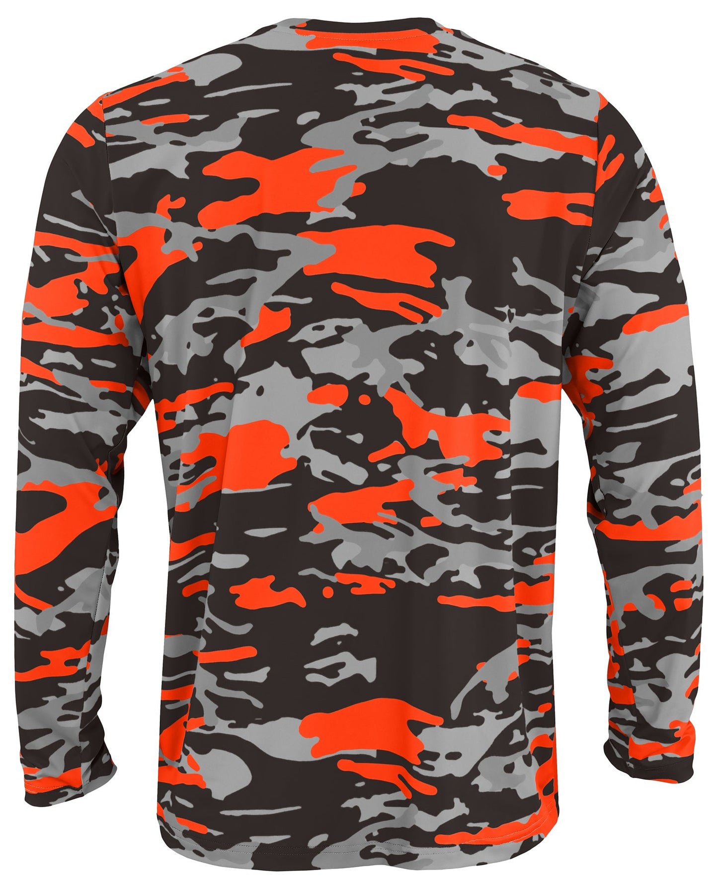 Zubaz NFL Men's Camo Alternate Color with White Circle Logo Long Sleeve T-Shirt, Cleveland Browns