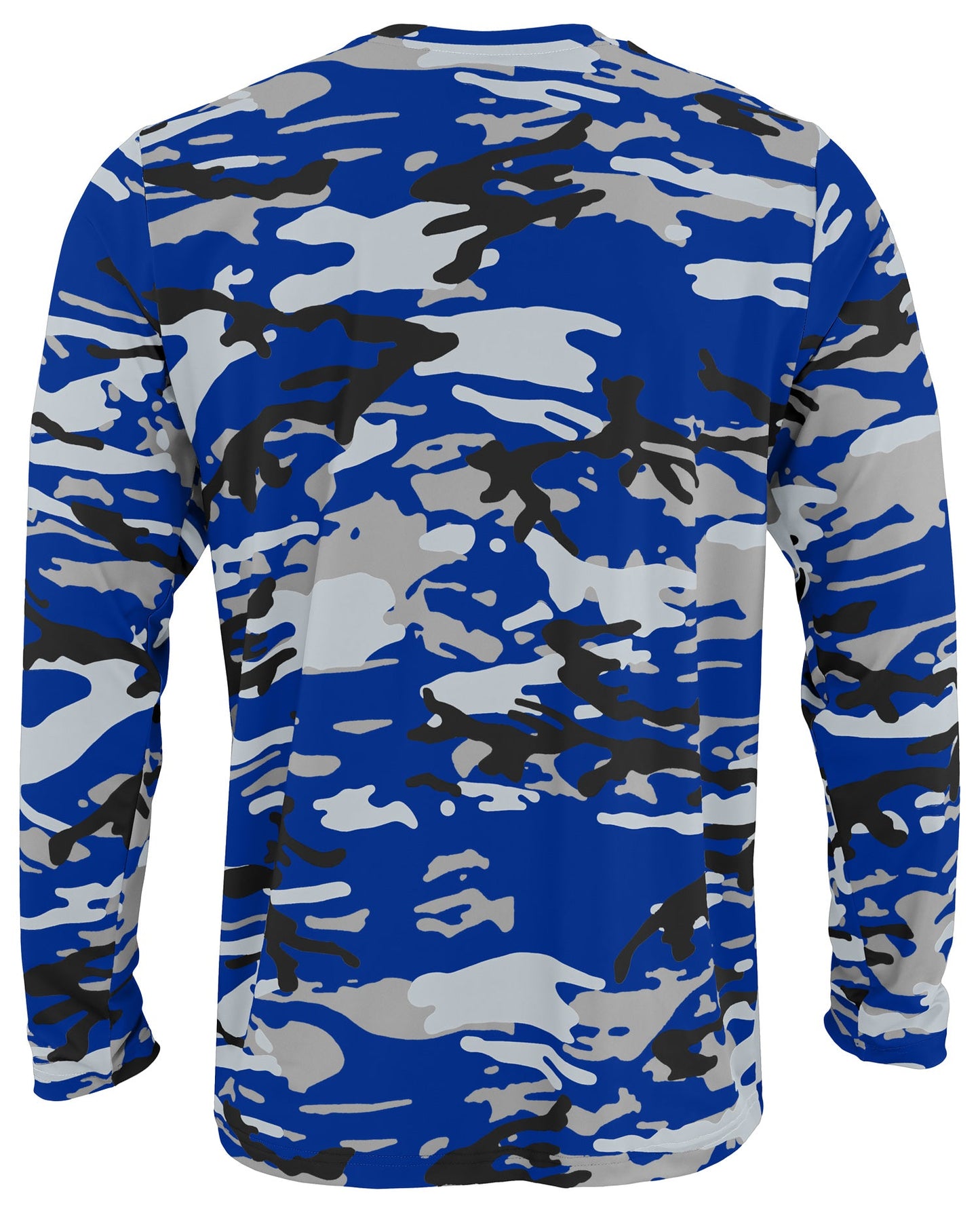 Zubaz NFL Men's Camo Alternate Color with White Circle Logo Long Sleeve T-Shirt, Indianapolis Colts