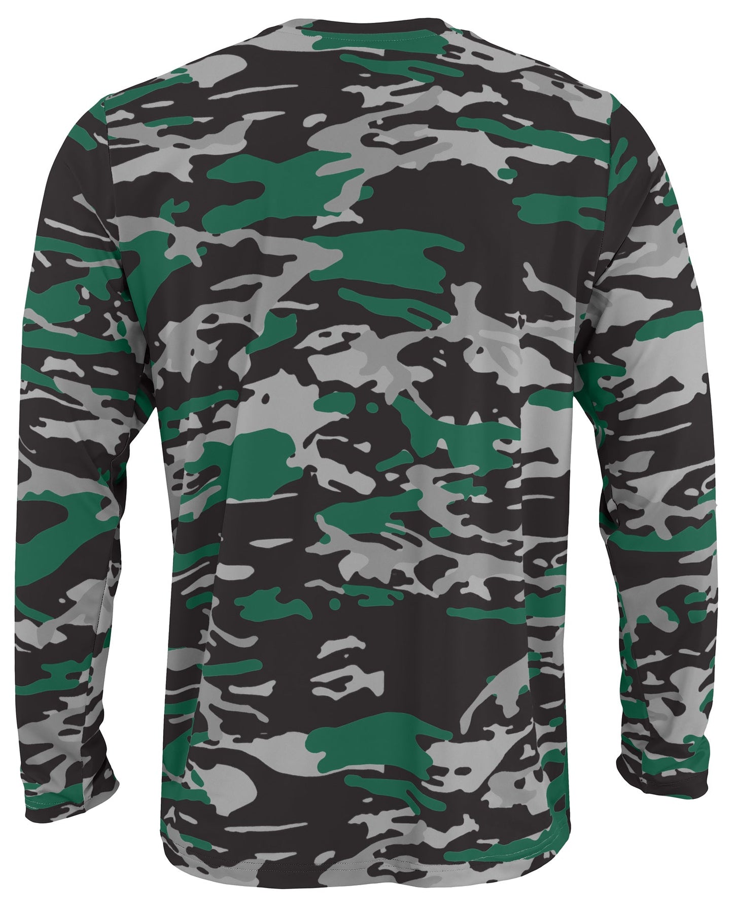 Zubaz NFL Men's Camo Alternate Color with White Circle Logo Long Sleeve T-Shirt, New York Jets