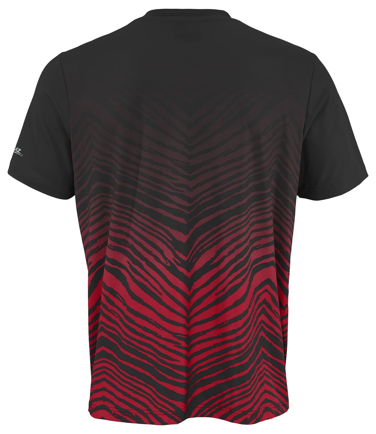 Zubaz NFL Men's Wild Card Zebra Team Color Short SleeveT Shirt, Arizona Cardinals