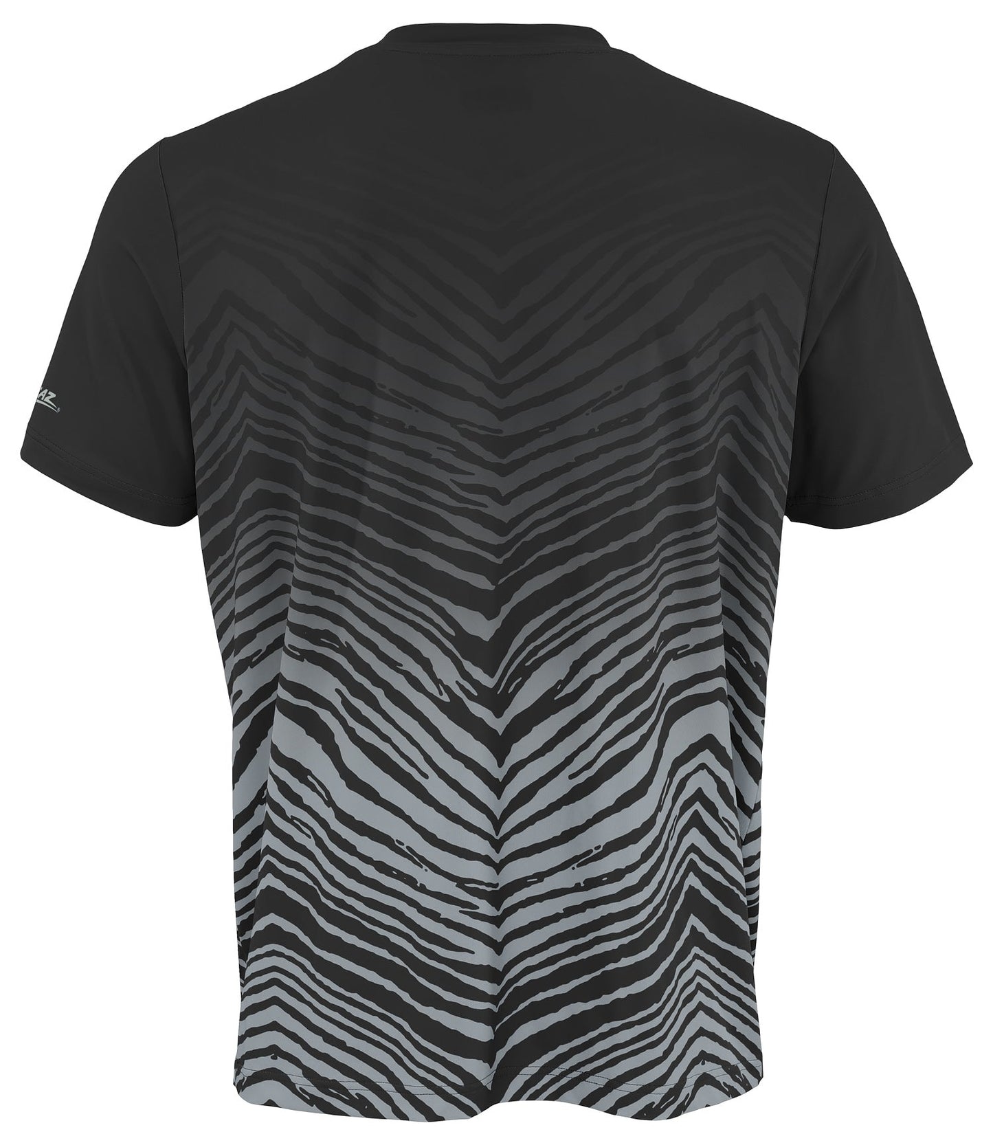 Zubaz NFL Men's Wild Card Zebra Team Color Short SleeveT Shirt, Las Vegas Raiders