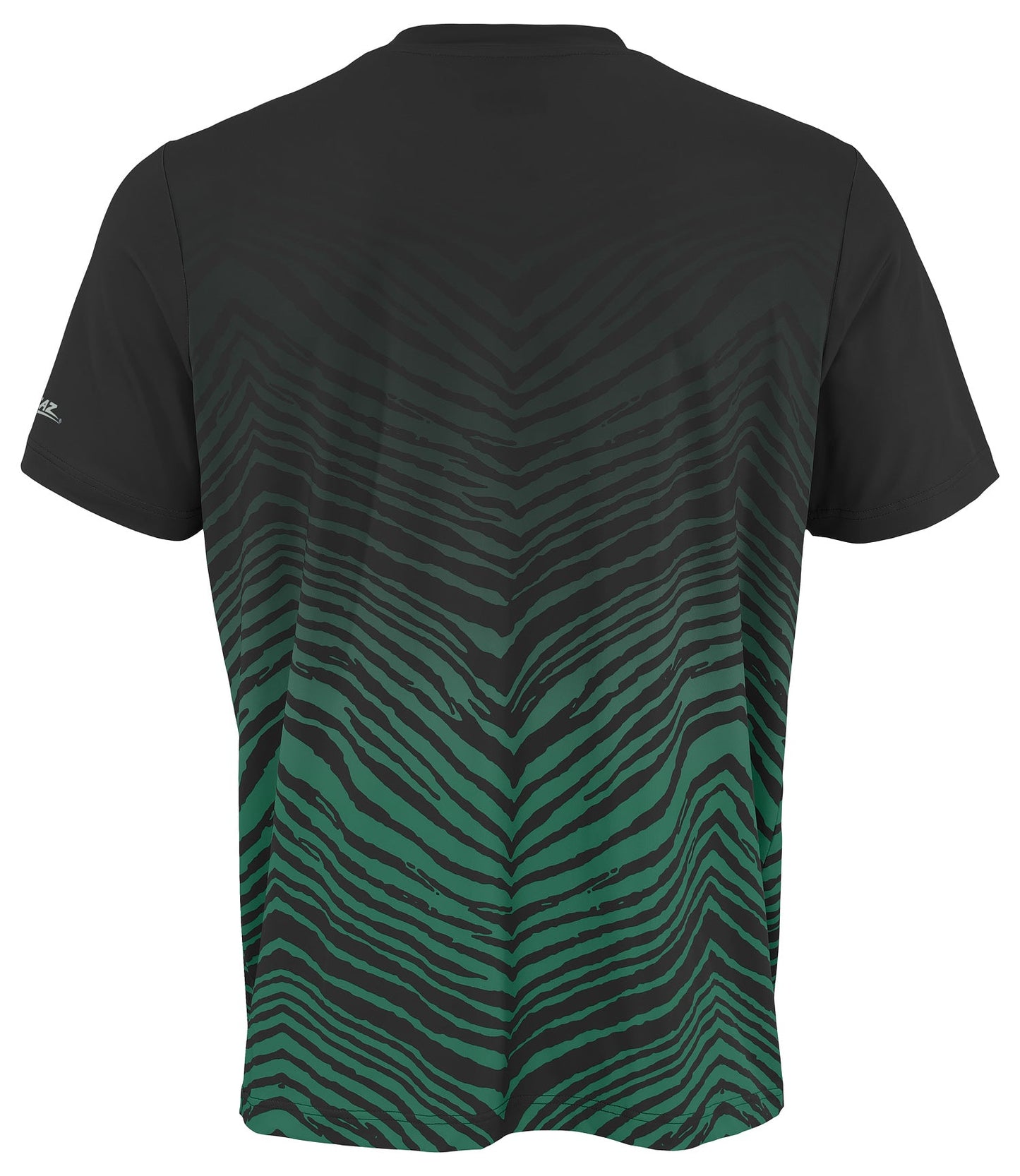 Zubaz NFL Men's Wild Card Zebra Team Color Short SleeveT Shirt, New York Jets