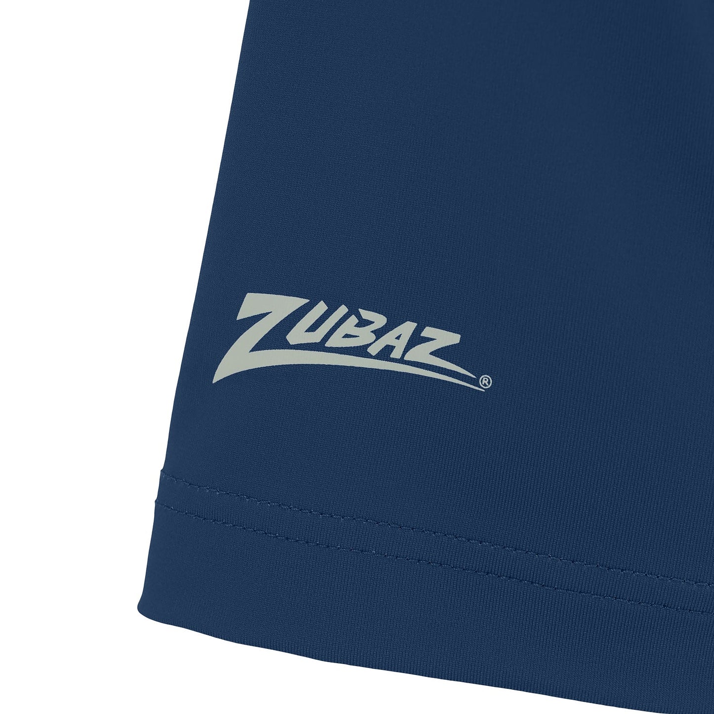 Zubaz NFL Men's Wild Card Zebra Team Color Short SleeveT Shirt, Tennessee Titans