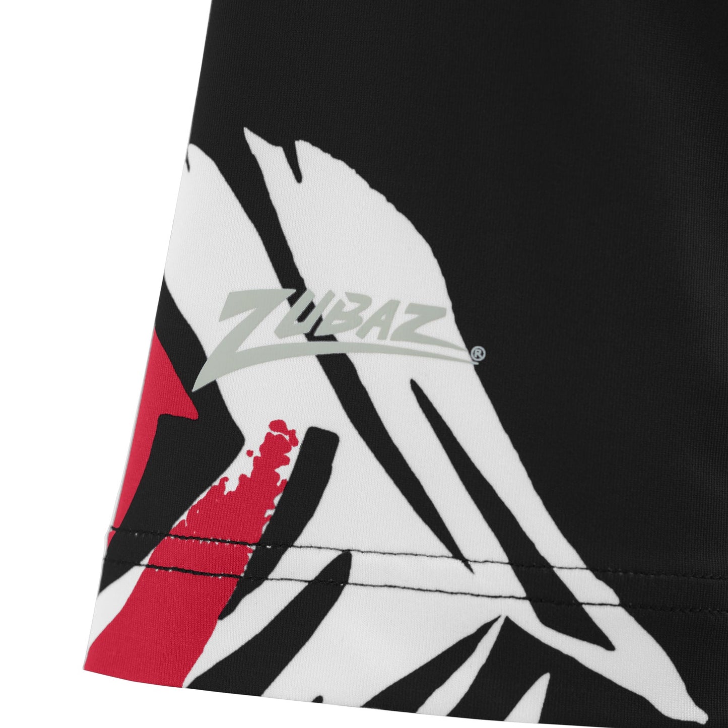 Zubaz NFL Womens Leaf Team Color Script Short Sleeve T-Shirt, Tampa Bay Buccaneers