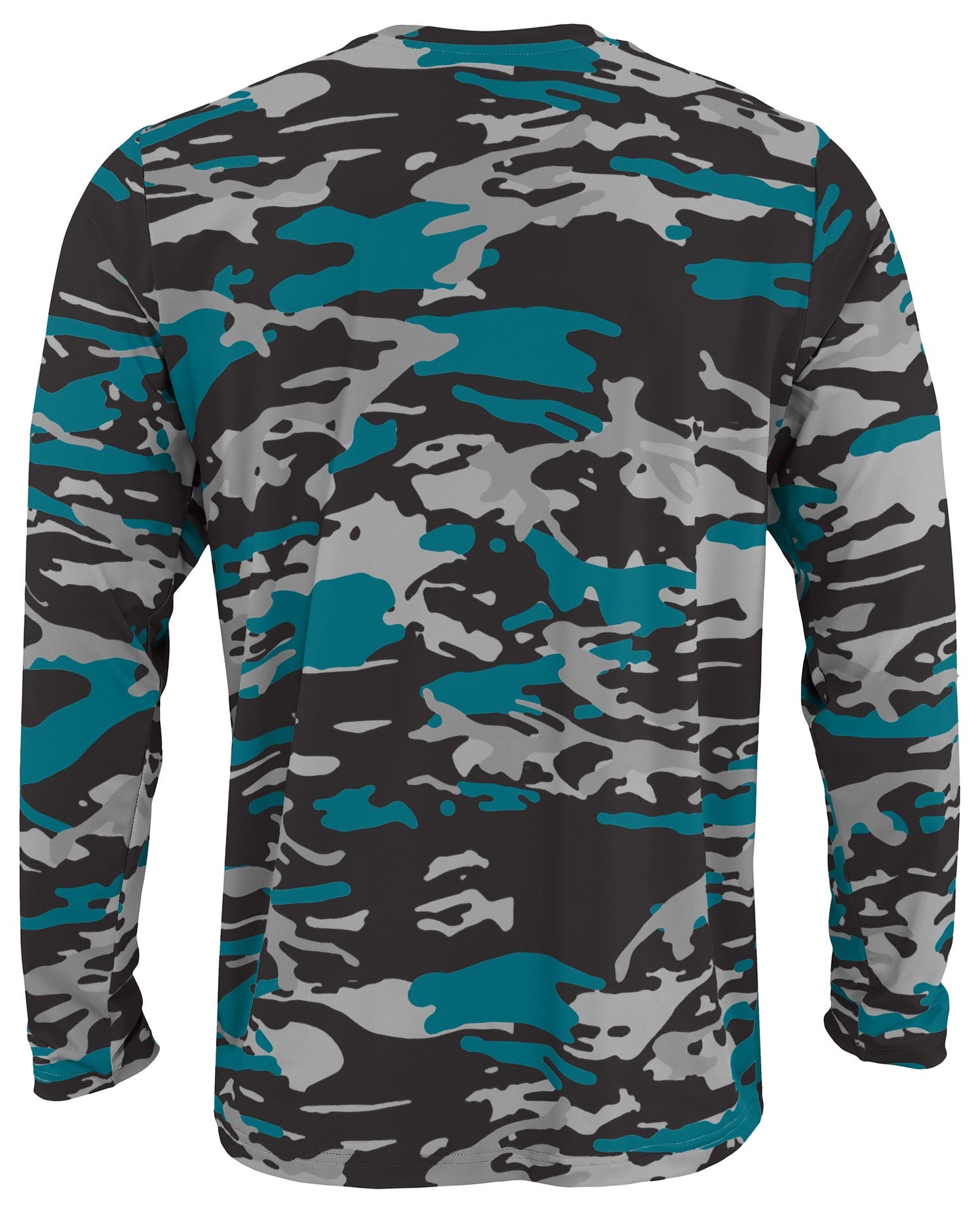 Zubaz NFL Men's Camo Alternate Color with White Circle Logo Long Sleeve T-Shirt, Jacksonville Jaguars